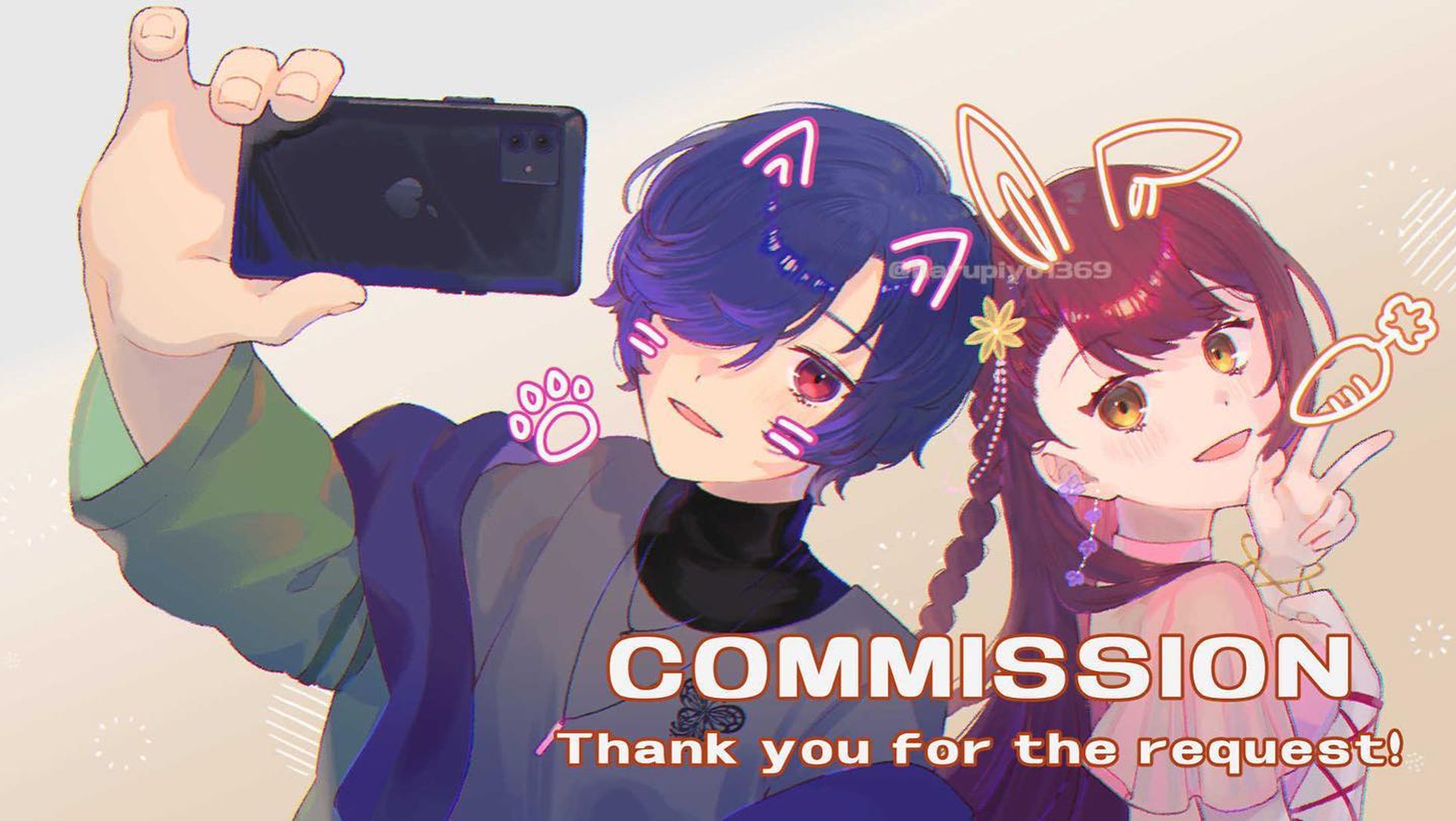 納品しました📸(^.‎ .^)( ՞. ̫.՞)🤍
リクエストありがとうございました！
 

#Skeb #commission #commissionpainting  #commissionart  #commissionwork #commissionartist
 
#VTuber #自撮り #可愛いイラスト  #かわいいイラスト  #cuteillustration 
 
#イラスト #イラストレーション  #イラスト依頼  #イラストグラム  #イラストレーター  #illust #illustration #illustagram  #絵 #일러스트 #イラストグラム #插图 #art  #artwork #artist-1