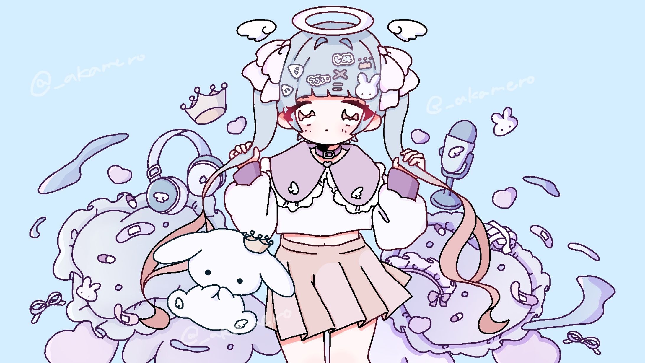 【お仕事】てんのくる様　配信活動イラスト-1