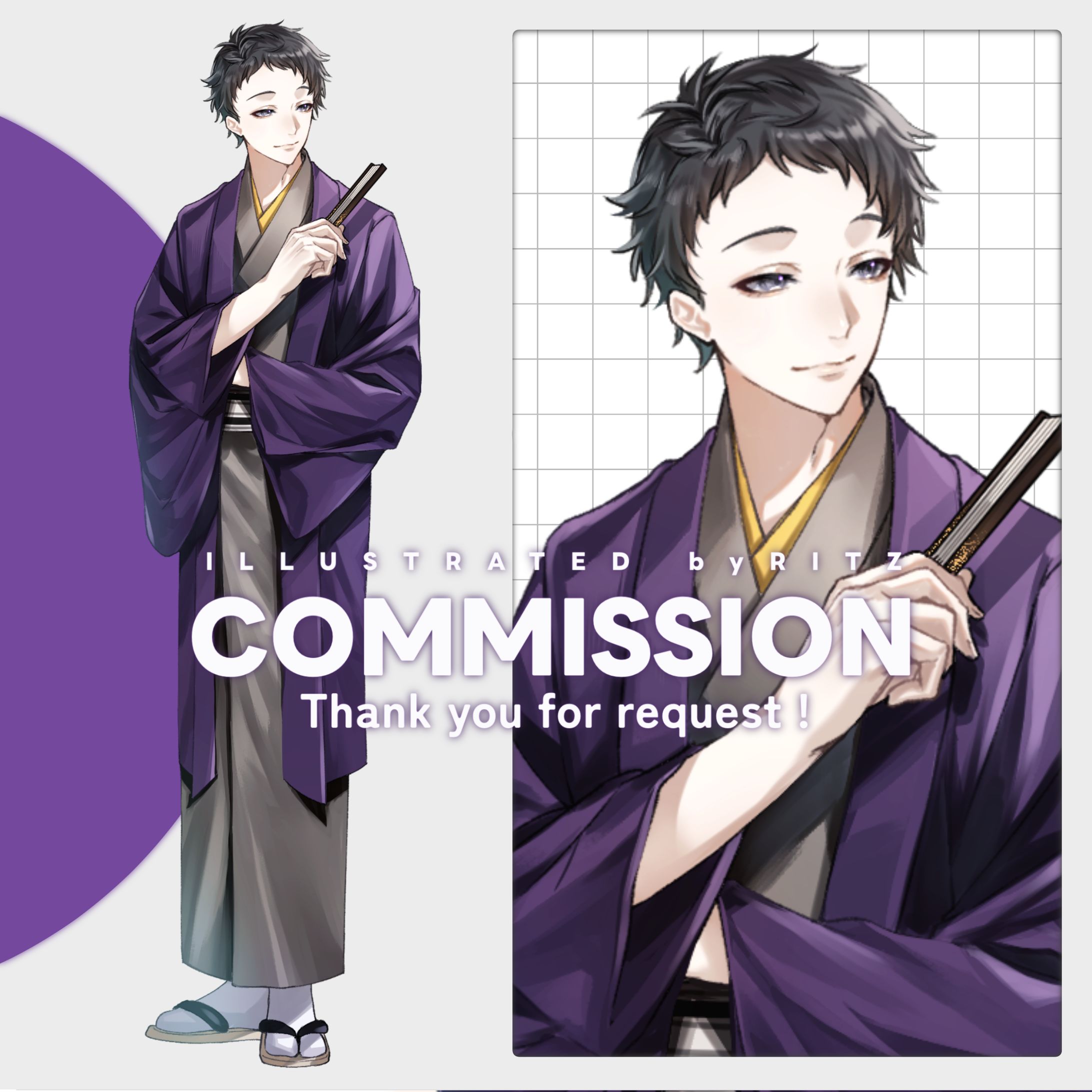 【ご依頼品】TRPG用 立ち絵制作 15-1