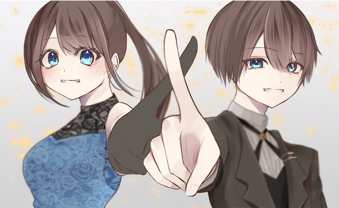 ２周年イラスト【動画用サムネイラスト４】