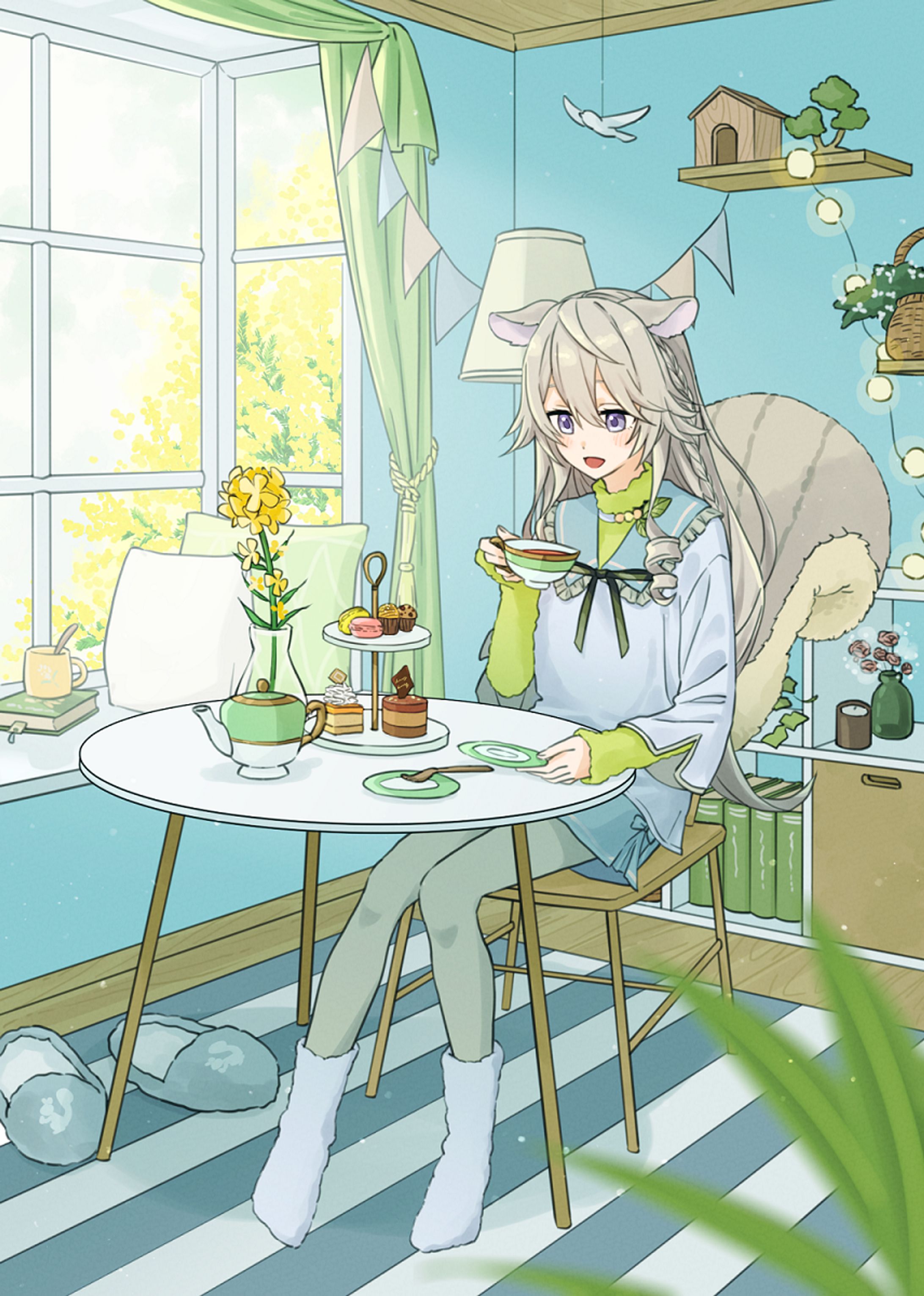 【仕事絵】Vtuber様お誕生日イラスト-1