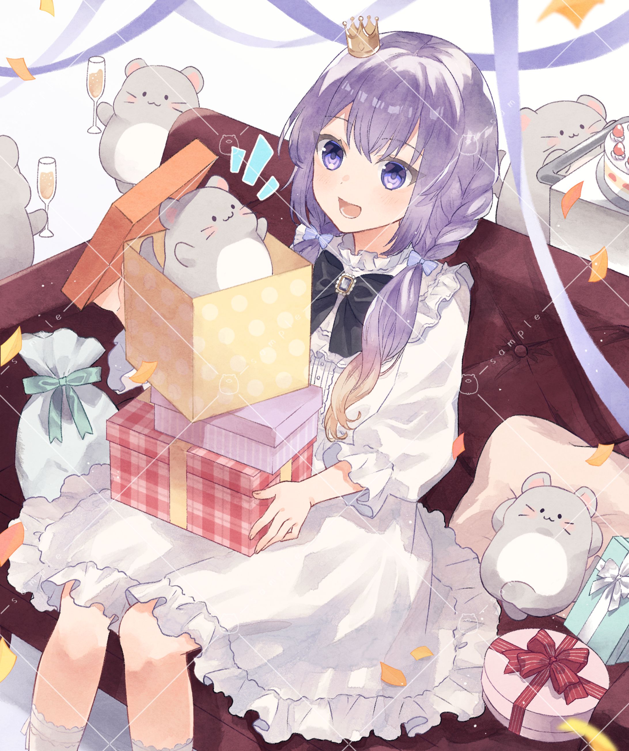 花守なつみ様 お誕生日イラスト(2024)-1