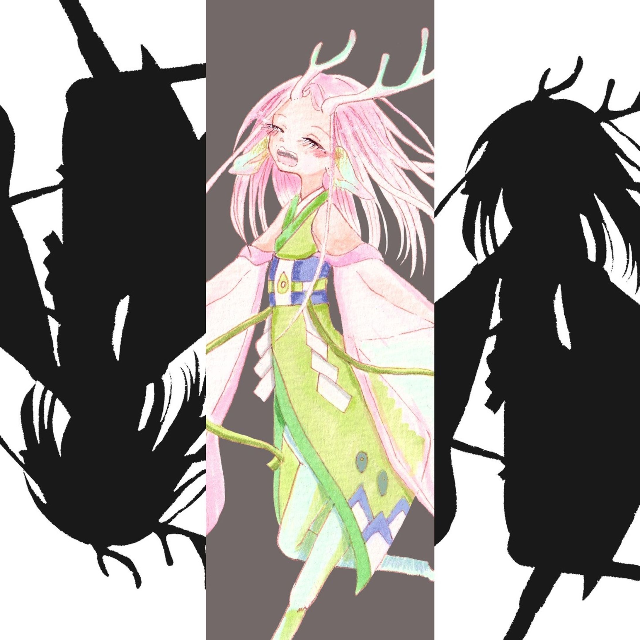 #イラスト

過去絵に加筆しました。
これもかわいくできるといいなー！-1