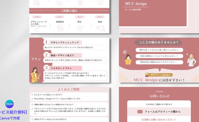 資料、サービス紹介