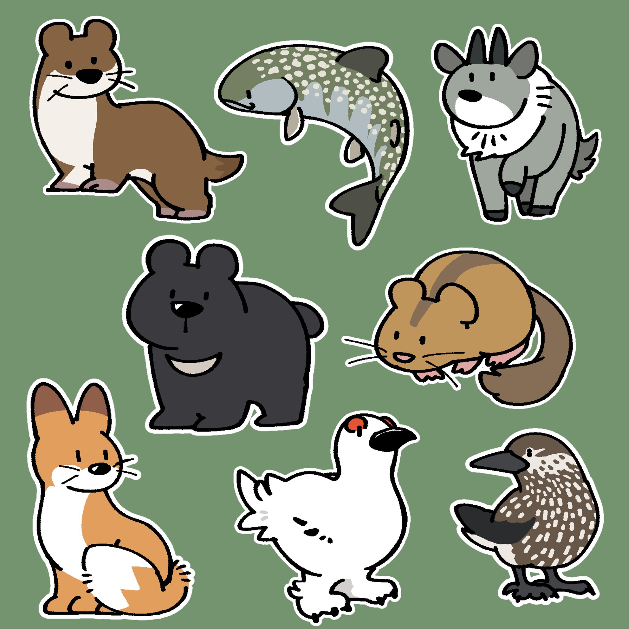 山の生き物-1