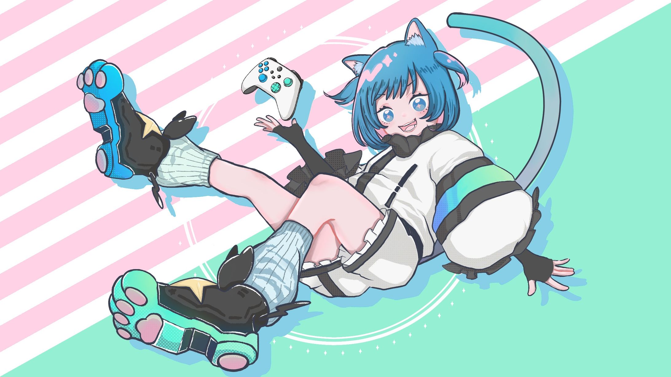 【1枚絵】ネコミミサイバー-1
