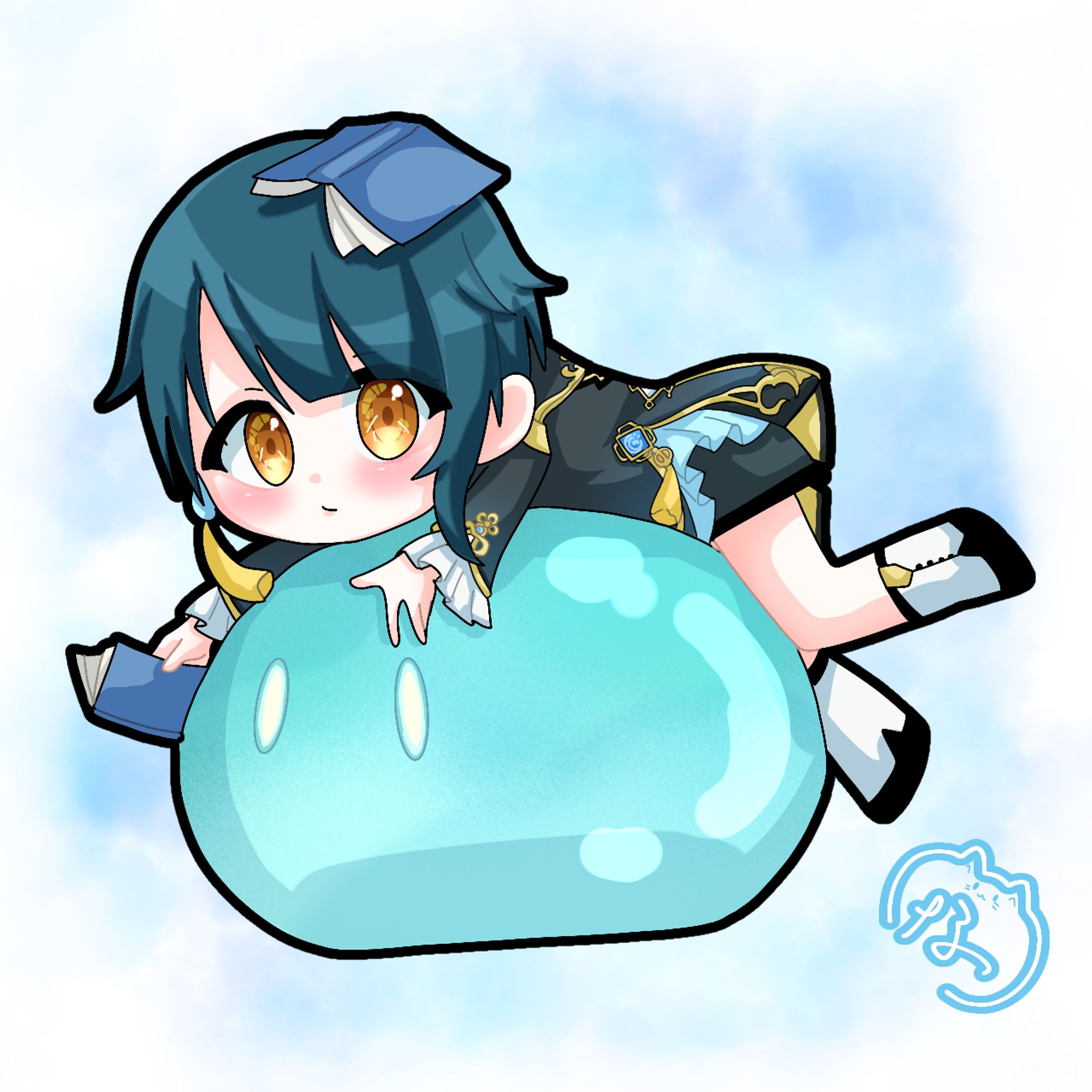行秋 ミニキャラ-1