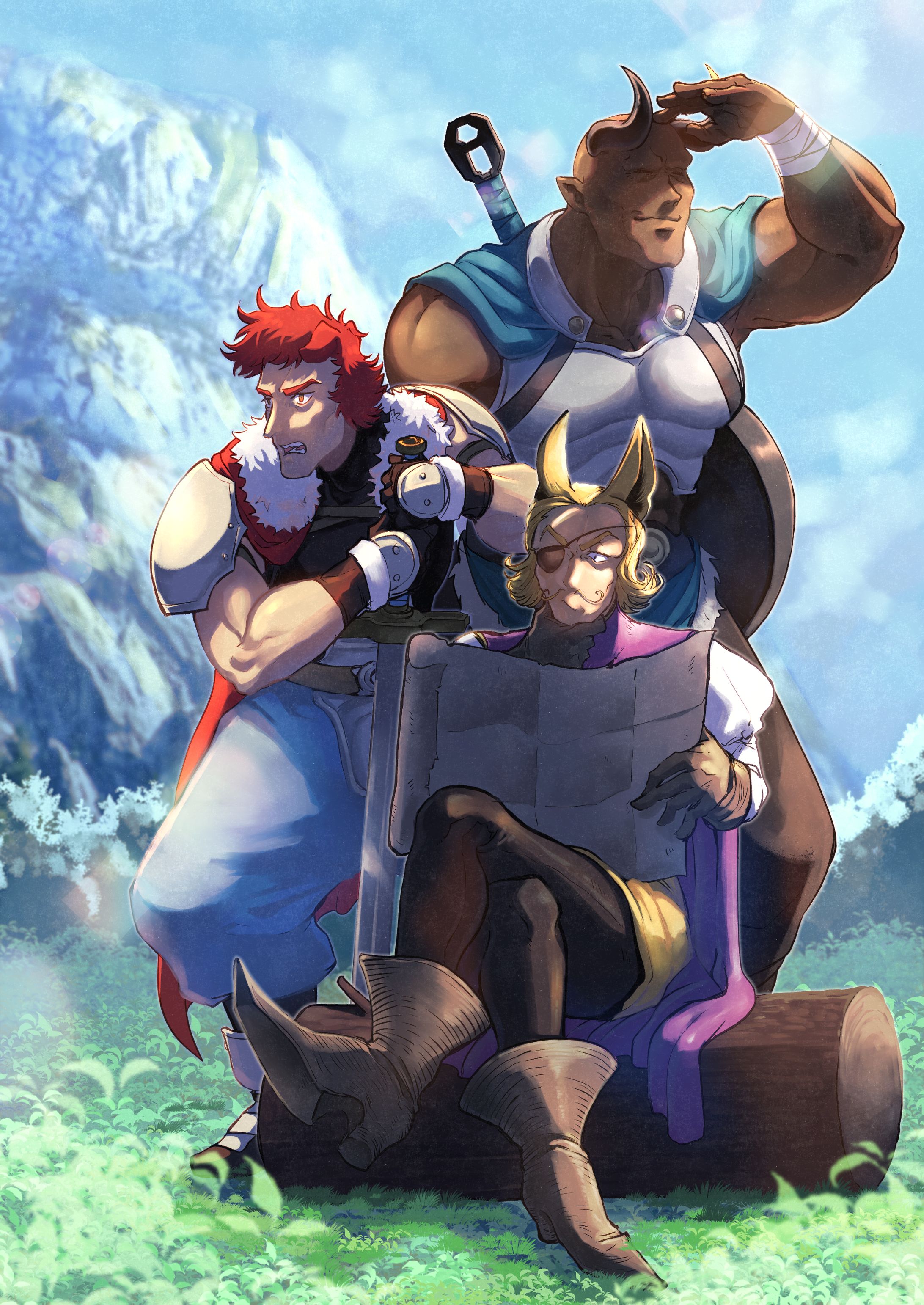 獣人のキャラクターデザイン、イラスト-1