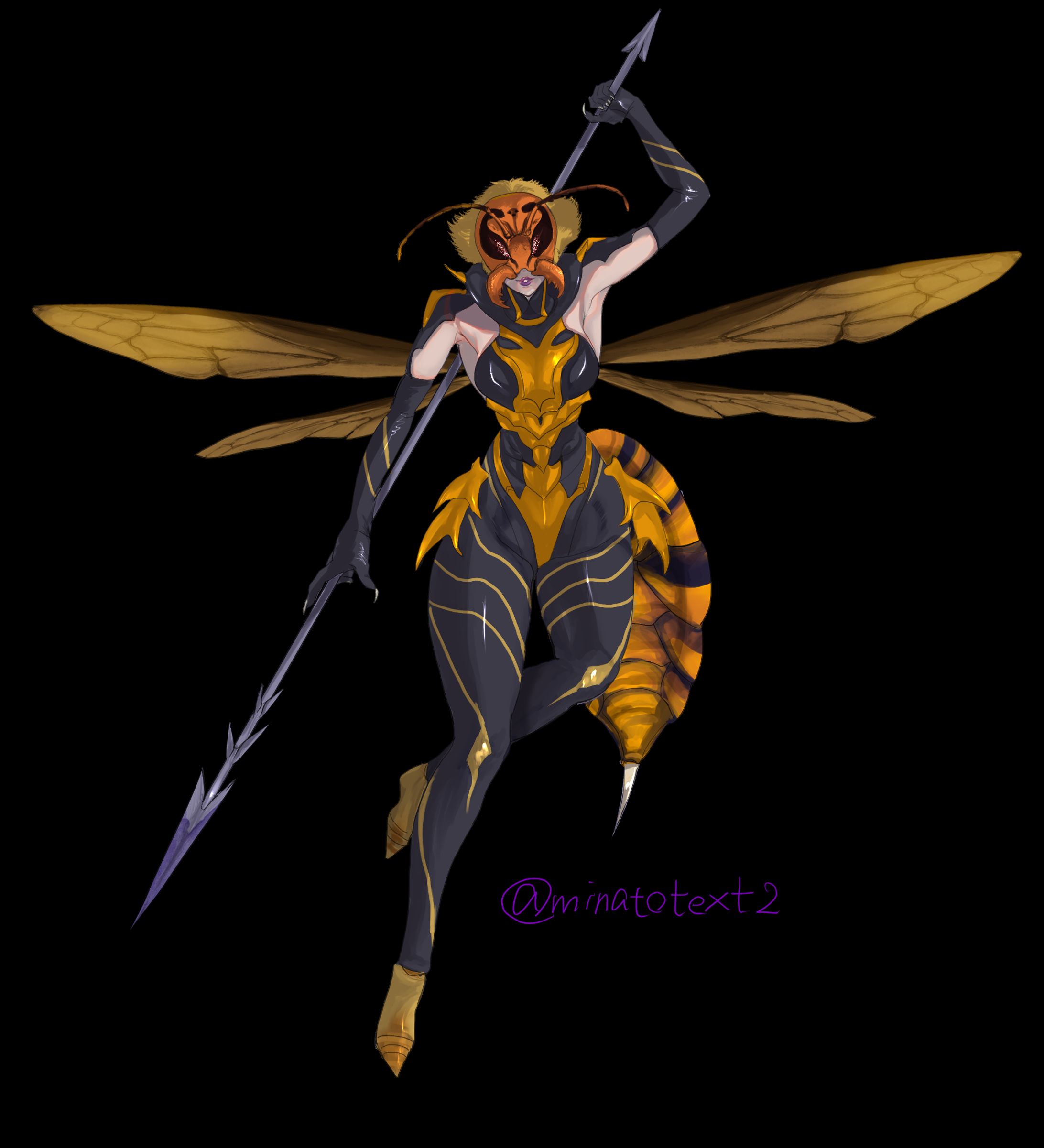 スズメバチ擬人化-1