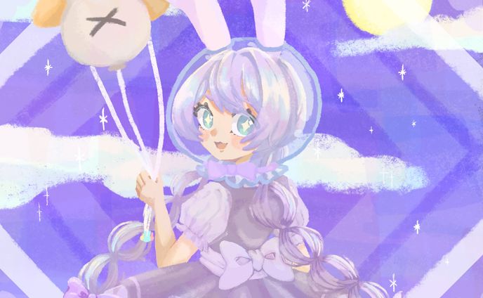 宇宙しゃぼんの売り子さん