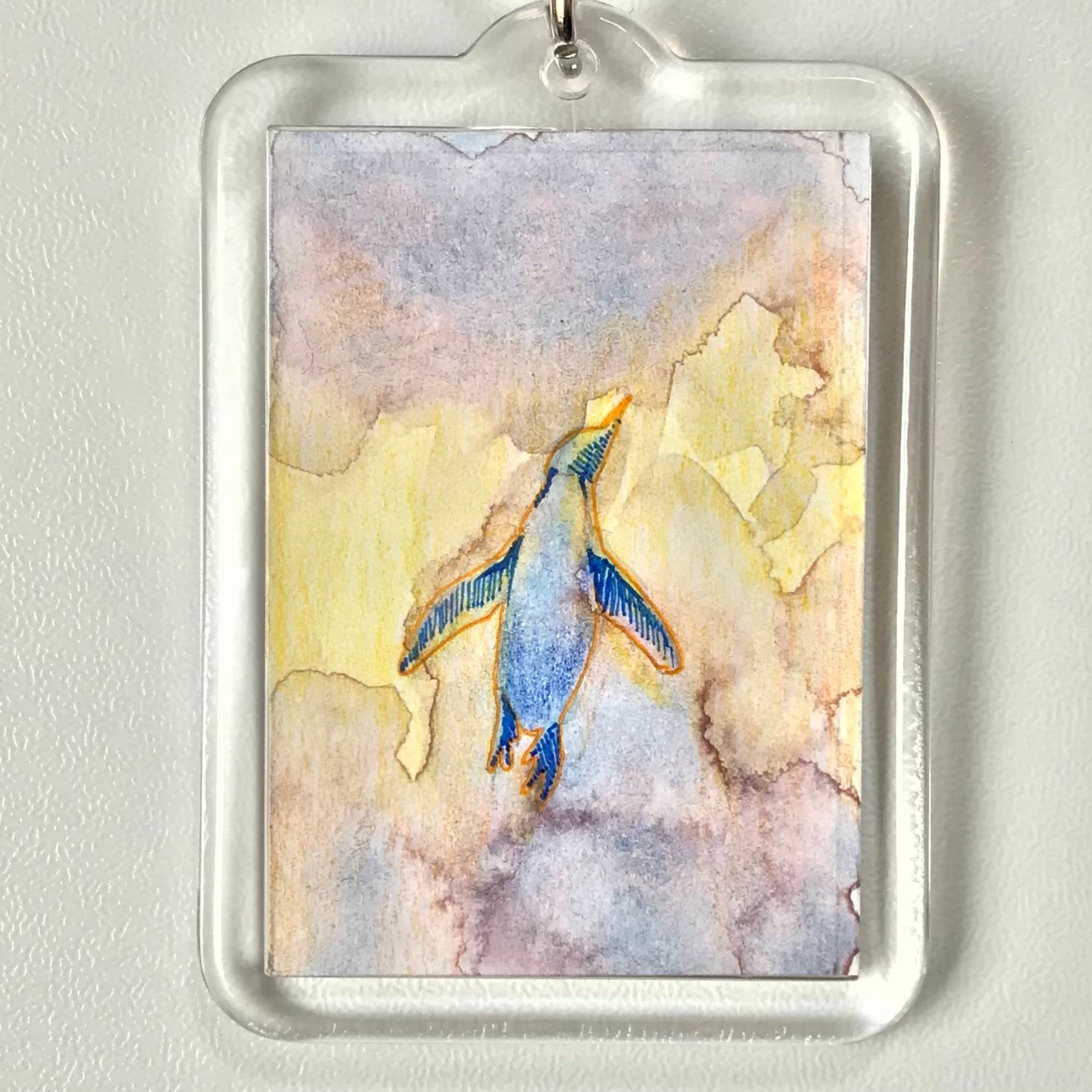 原画キーホルダー「ペンギンの夢Ⅰ.Ⅱ.Ⅲ」 2023.3-1