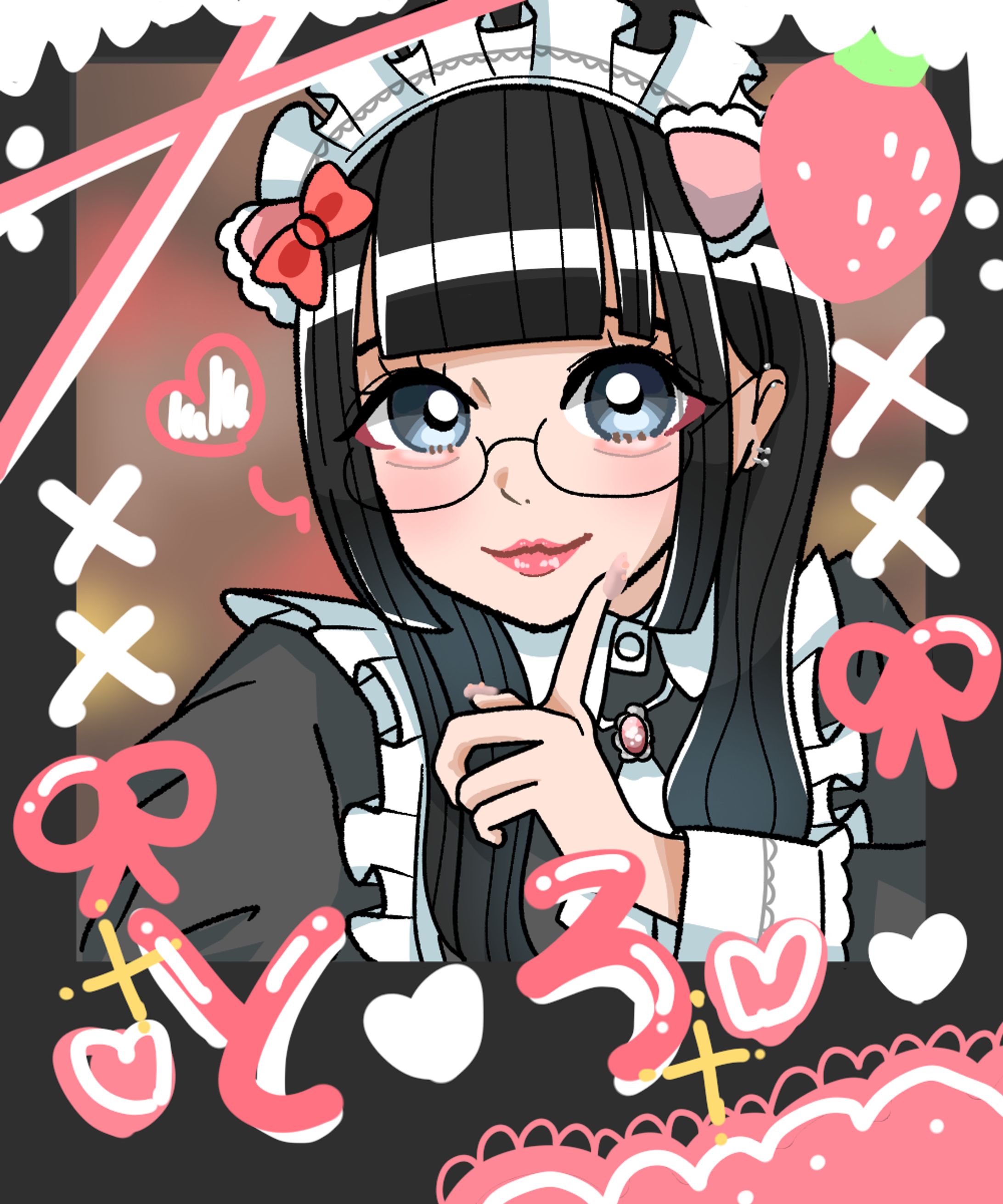 おれのメイド。様　所属メイドイラストデザイン-1