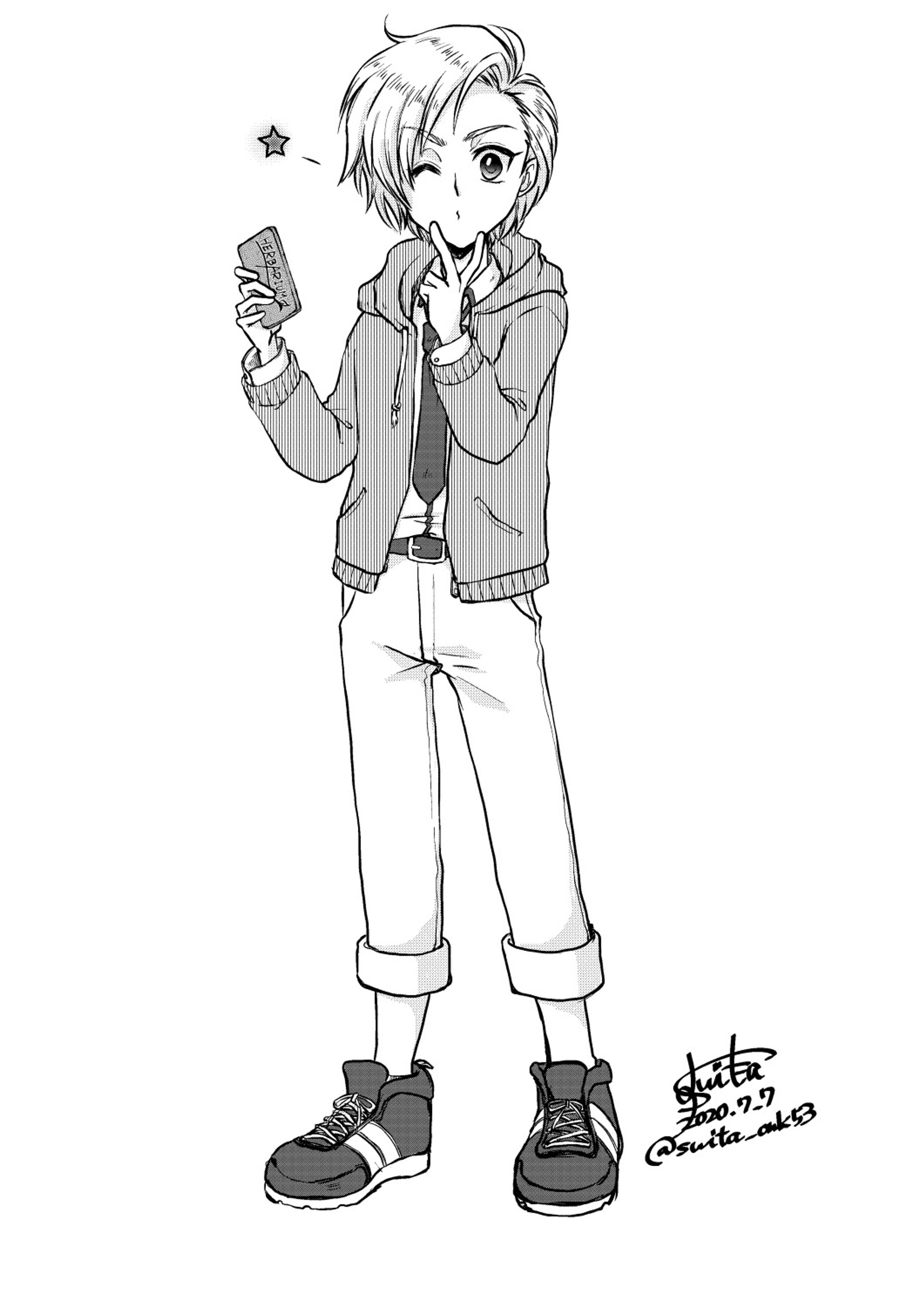 モノクロ絵-1