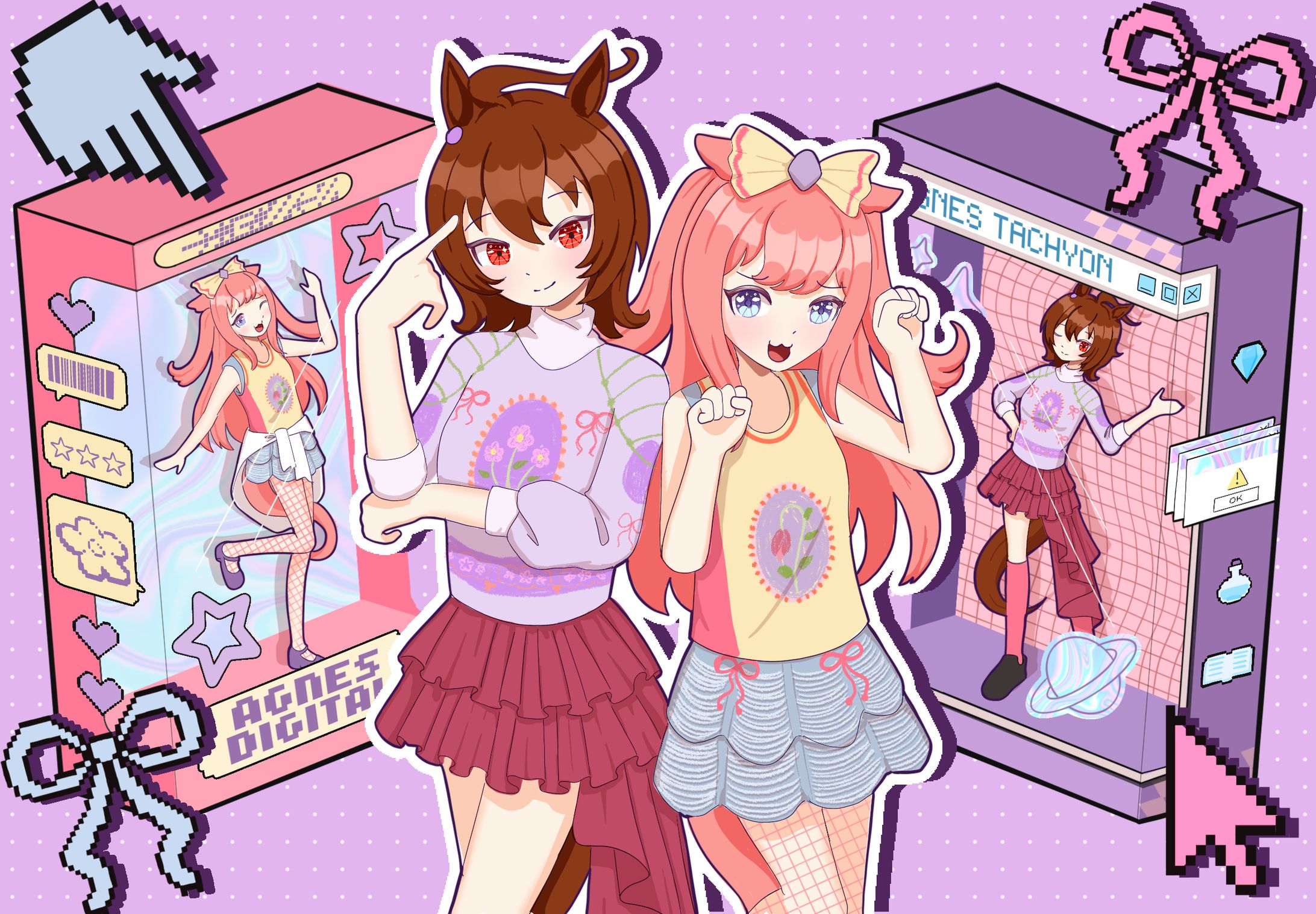 [fanart] agnes tachyon & agnes digital doll box-1