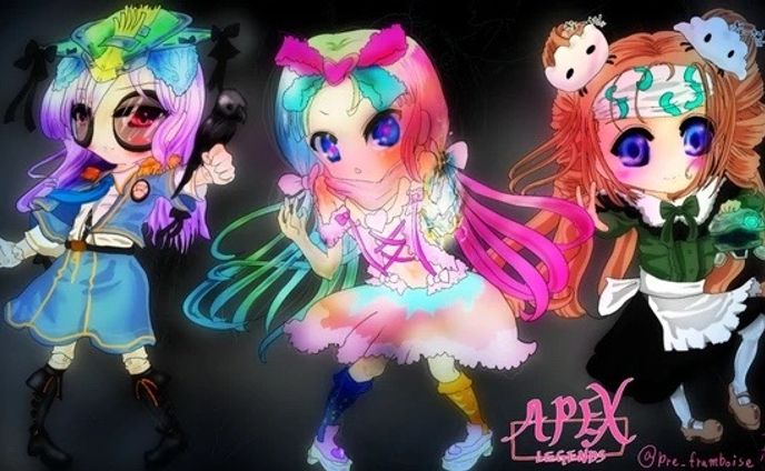 APEX風コラボサムネイル用絵