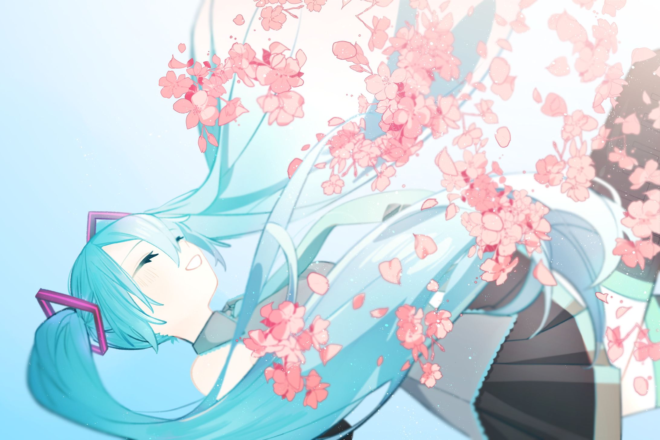 初音ミク　16歳　誕生日イラスト-1