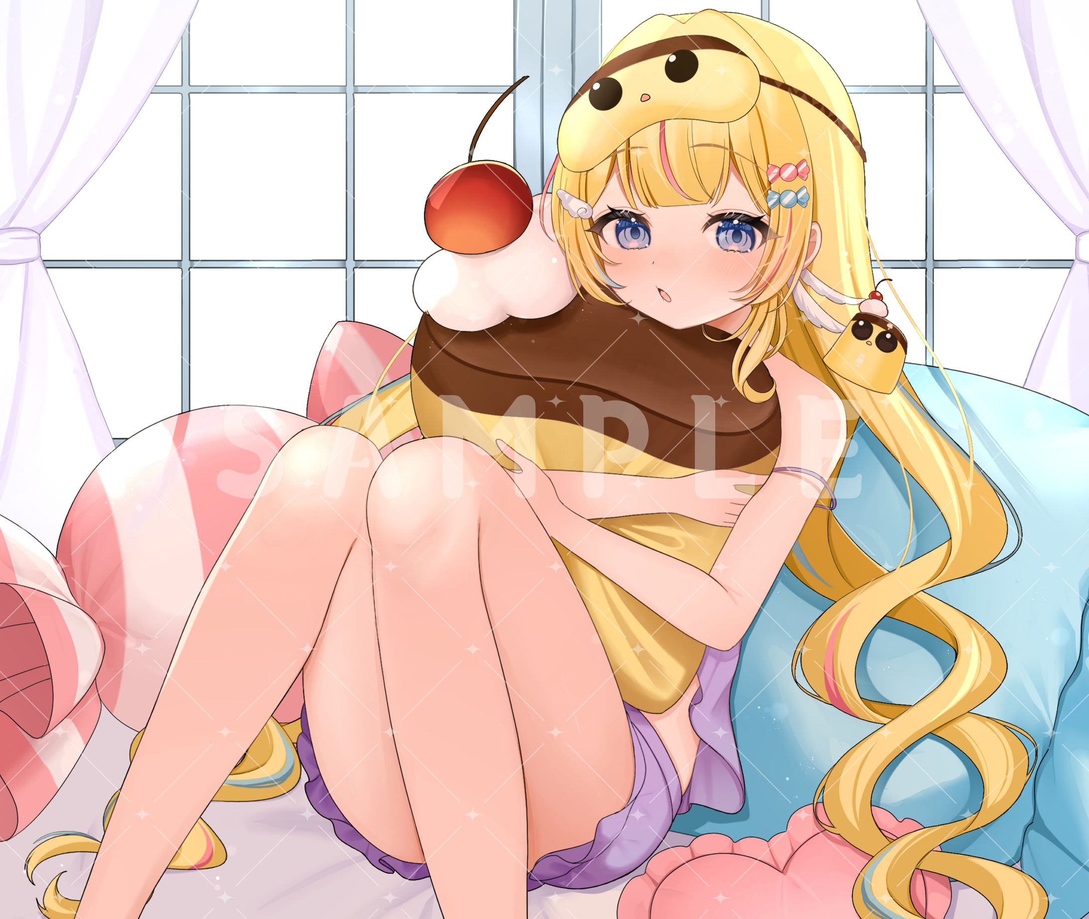 ぷりんきゃん様　お部屋着イラスト-1