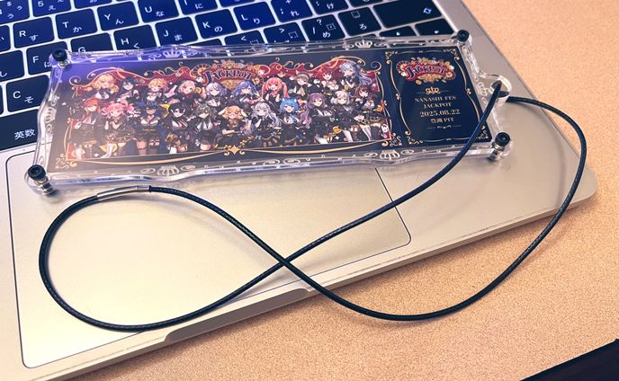 【非公式】ななしフェス2025”JACKPOT”特典チケット風カード専用アクリルケース