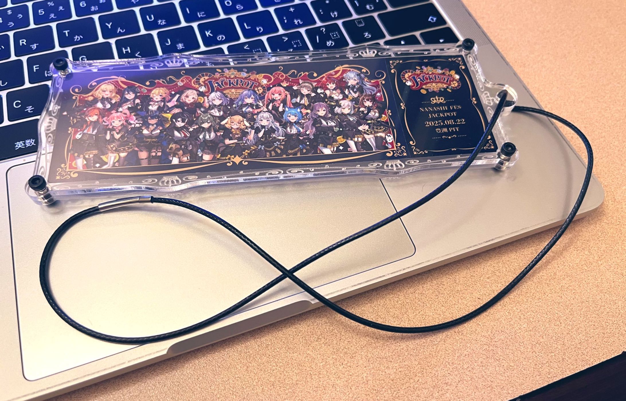 【非公式】ななしフェス2025”JACKPOT”特典チケット風カード専用アクリルケース-1