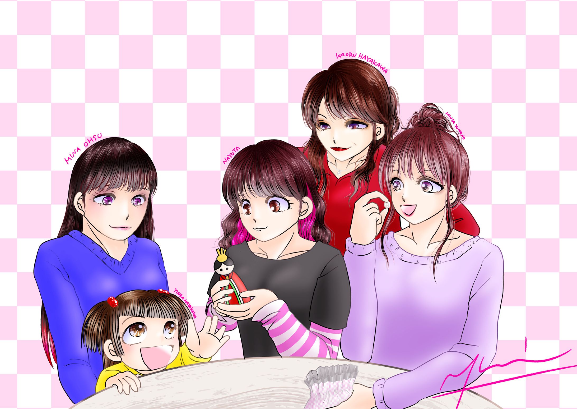 イラスト(3人以上)-1