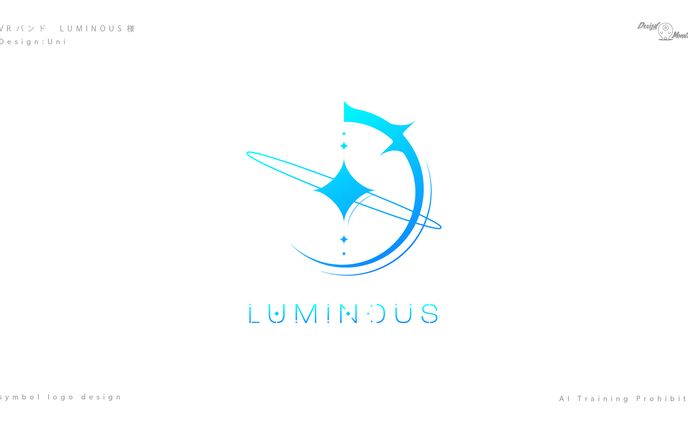 VRバンド LUMINOUS様　シンボルロゴデザイン