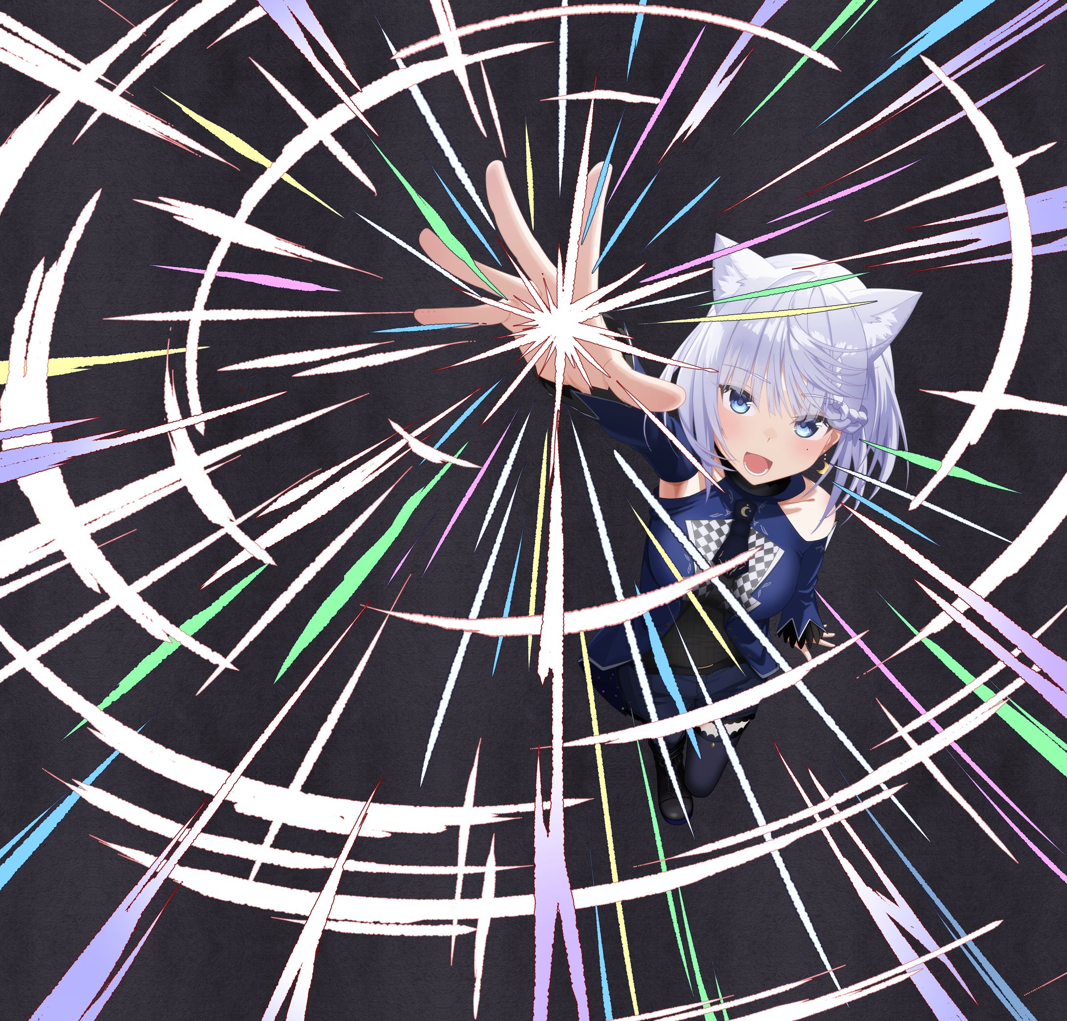 歌詠しゃら(Sha-la)様バンドTシャツ用イラスト-1