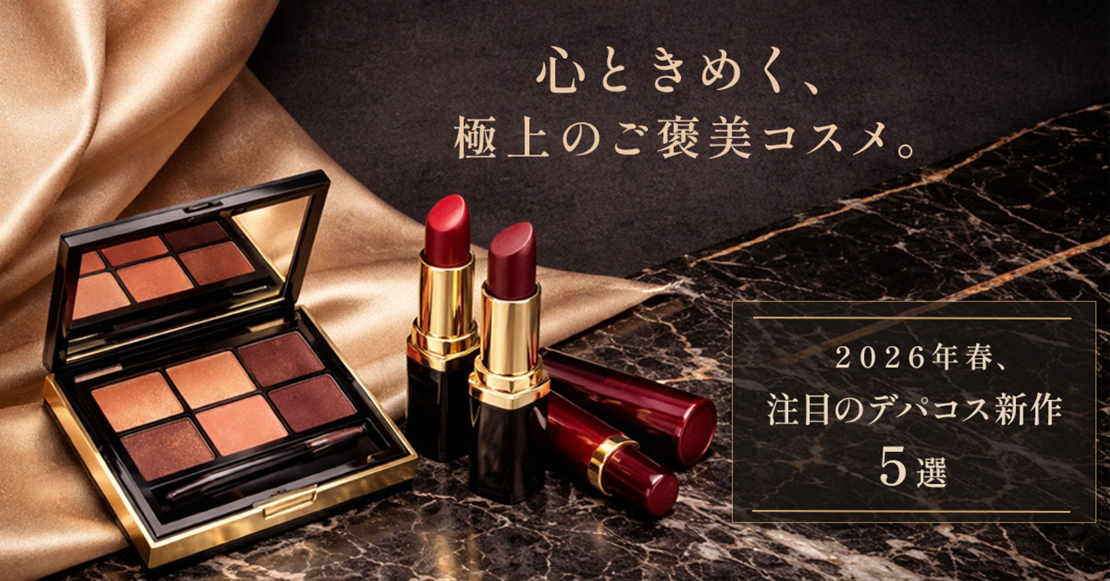 【美容系バナー】ご褒美新作デパコス紹介（コンセプトワーク）-1