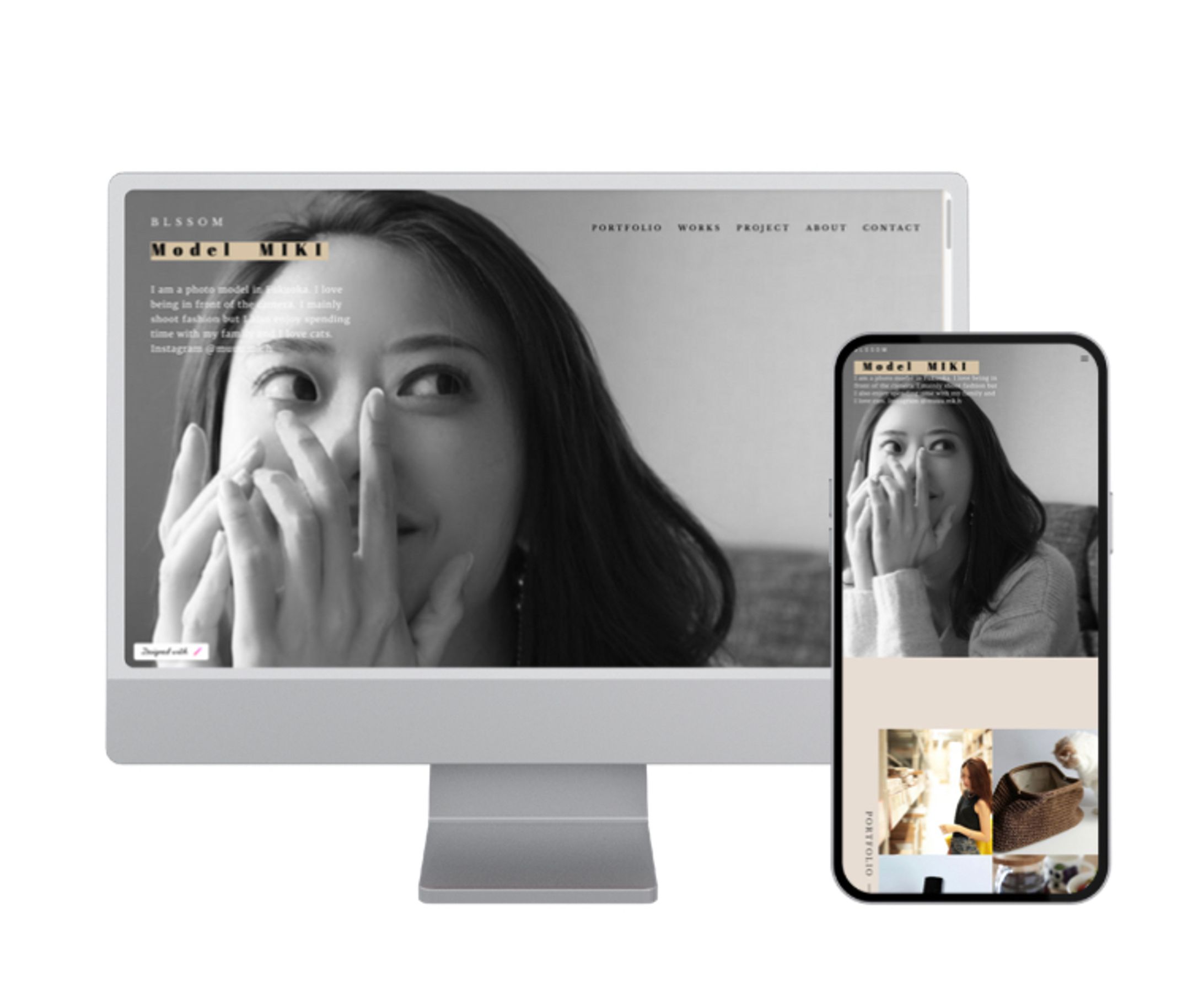 Model portfolio website-1