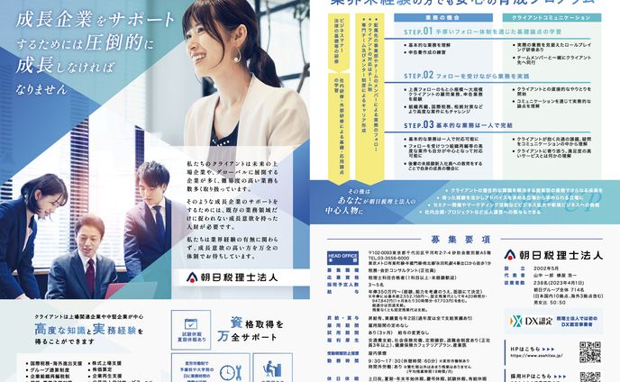 【情報誌】就職情報誌掲載ページ