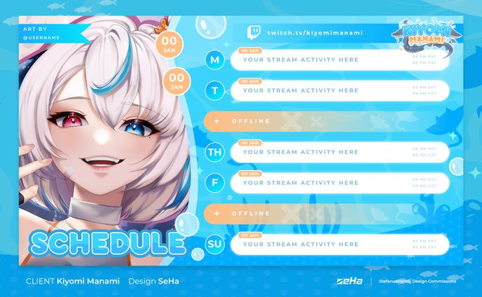 Kiyomi Manami Schedule