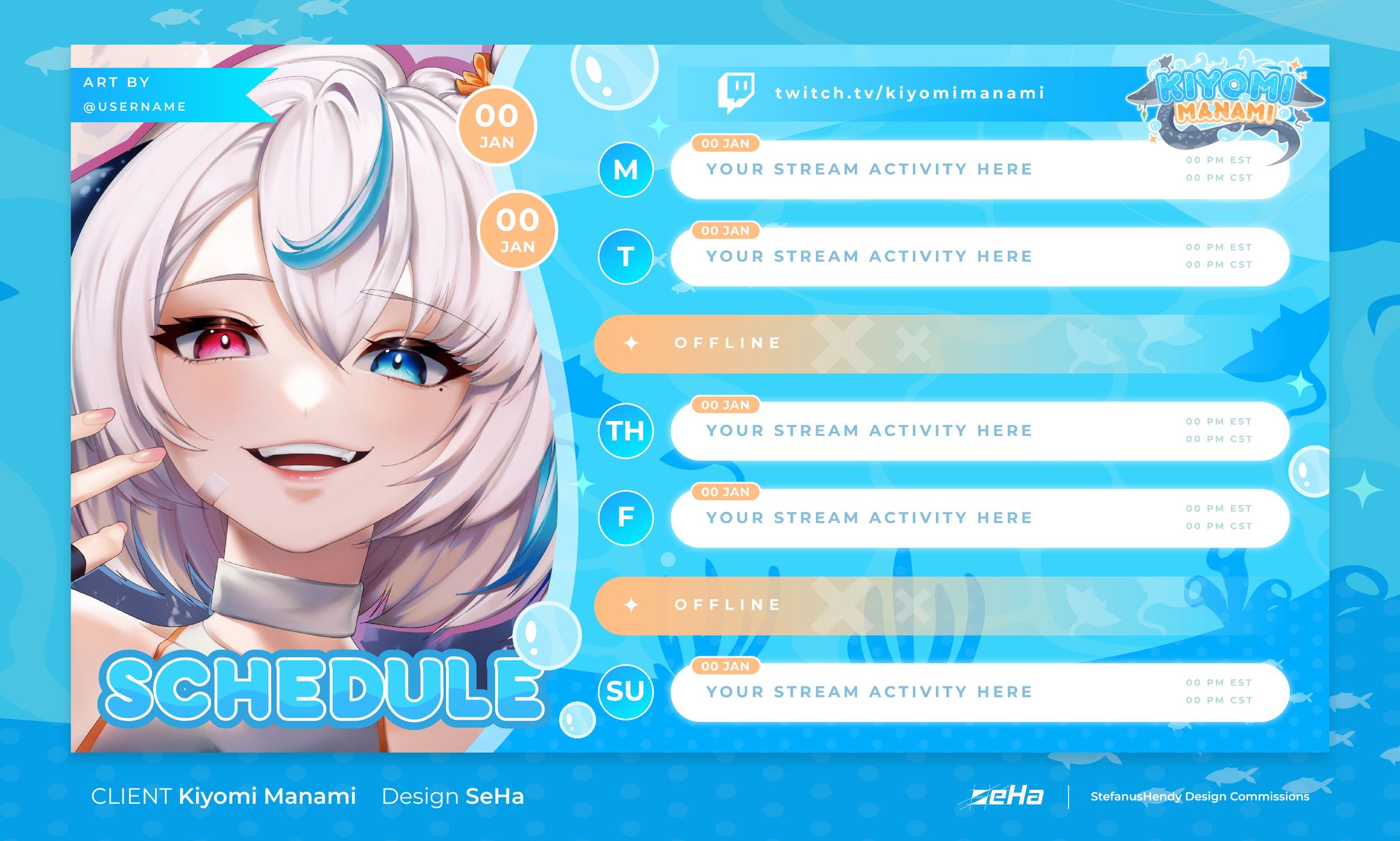 Kiyomi Manami Schedule-1