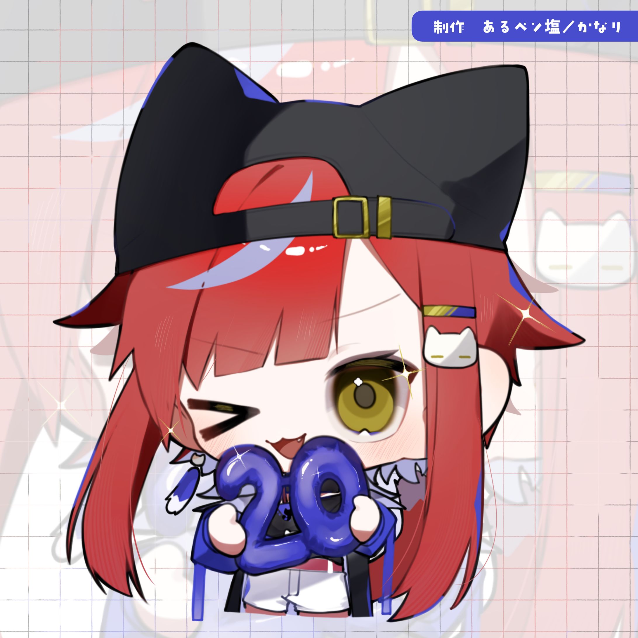 【sample】ちびキャライラスト-1