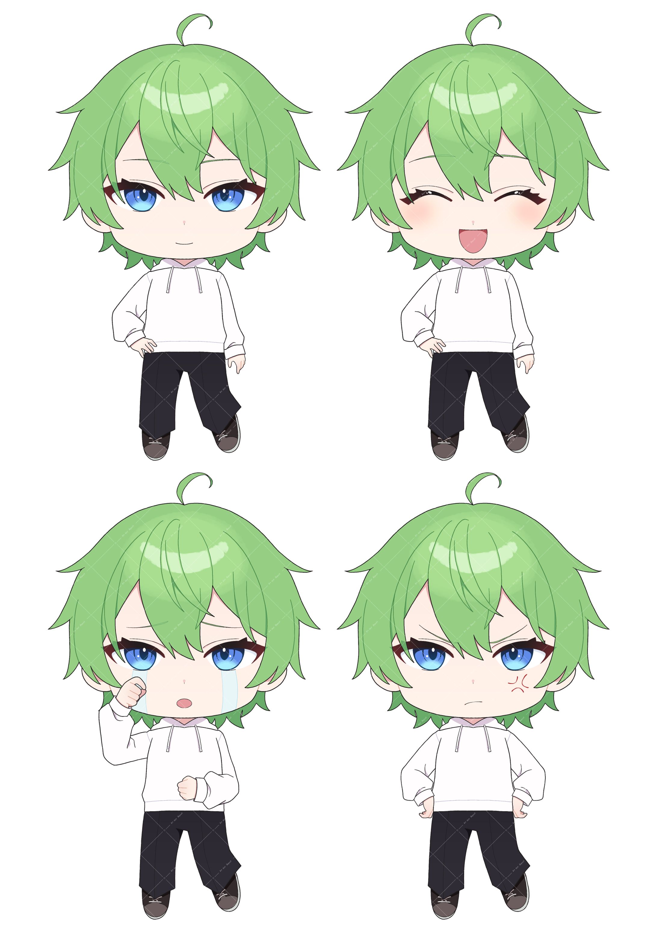 【works】気まぐれ少年！様　配信活動イラスト-1