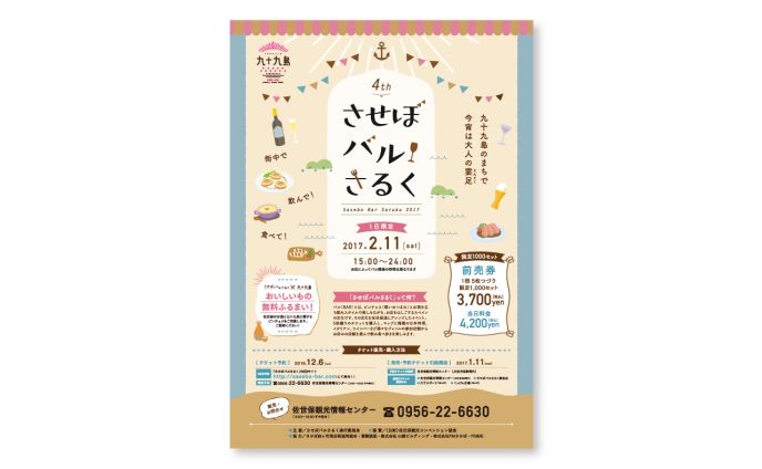 させぼバルさるく イベント用ツール 一式