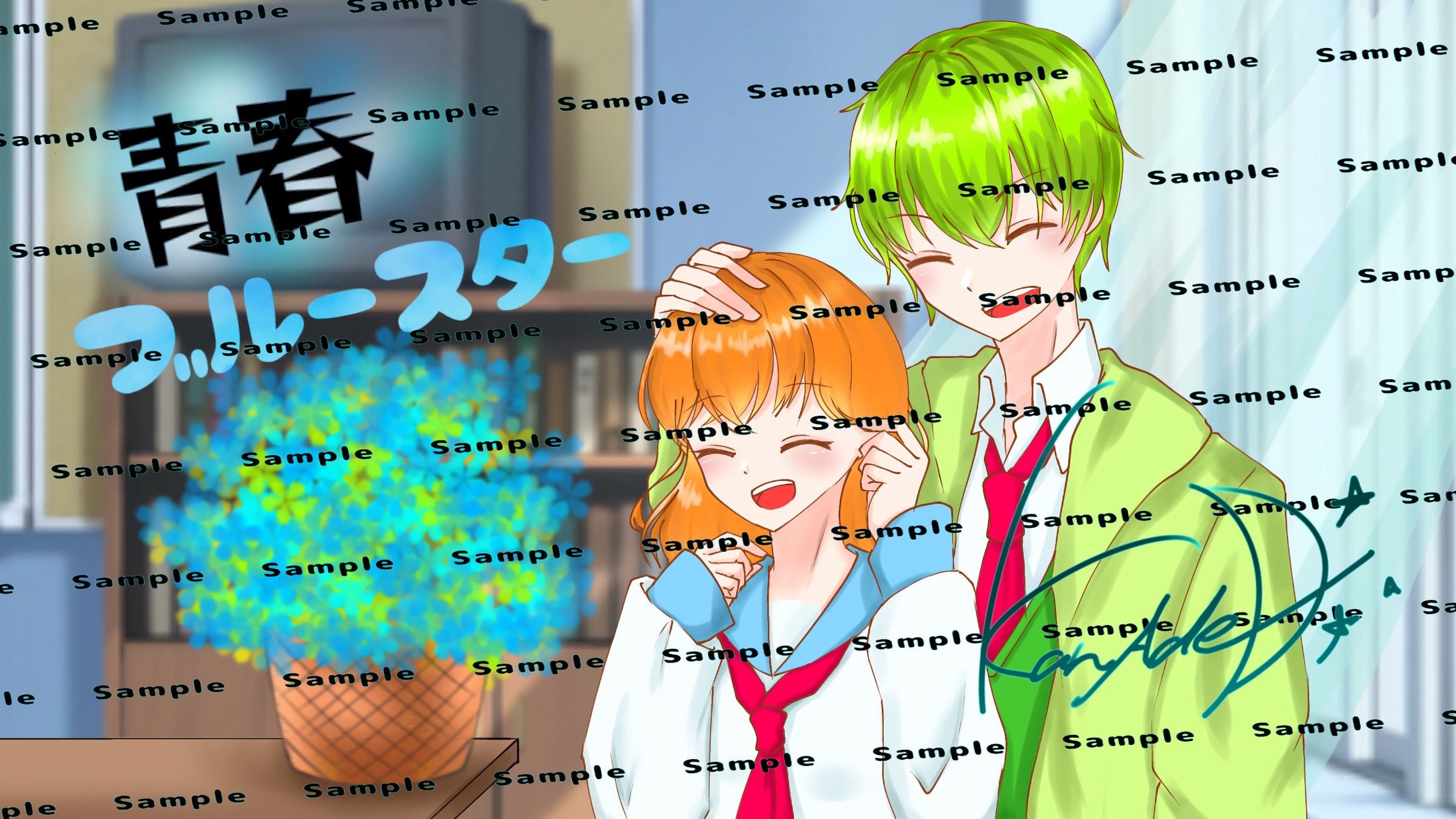 男女イラスト (ご依頼)-1