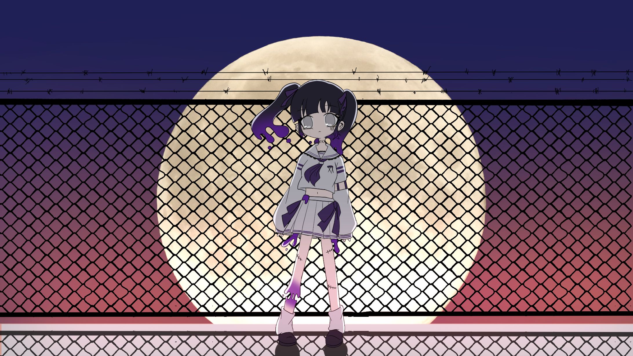 影色舞　歌ってみた　イラスト-1