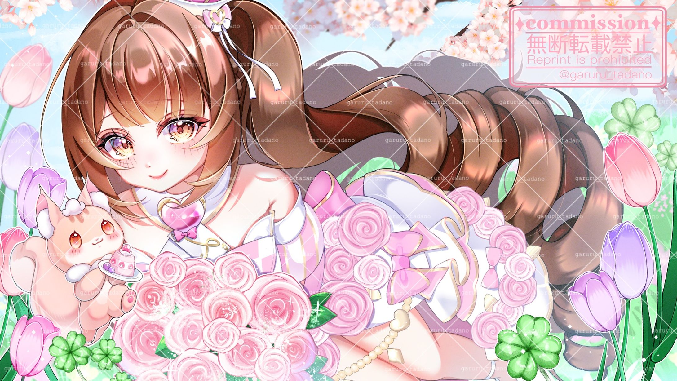 【バースデー1枚絵】桃瀬ゆい様 -1