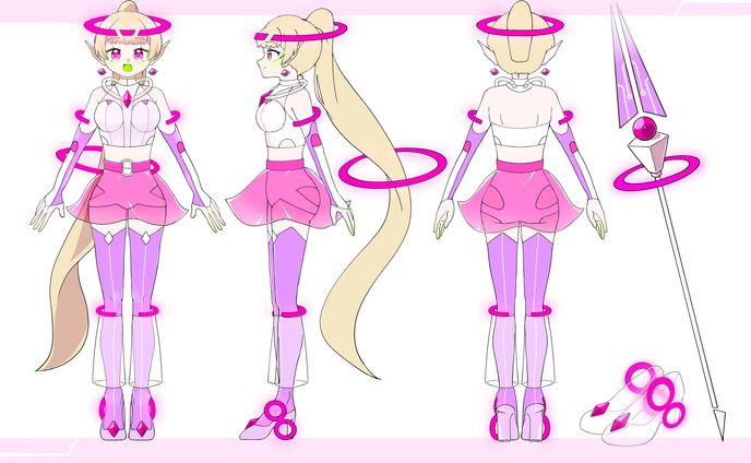 「宇宙の戦士」キャラクターデザイン