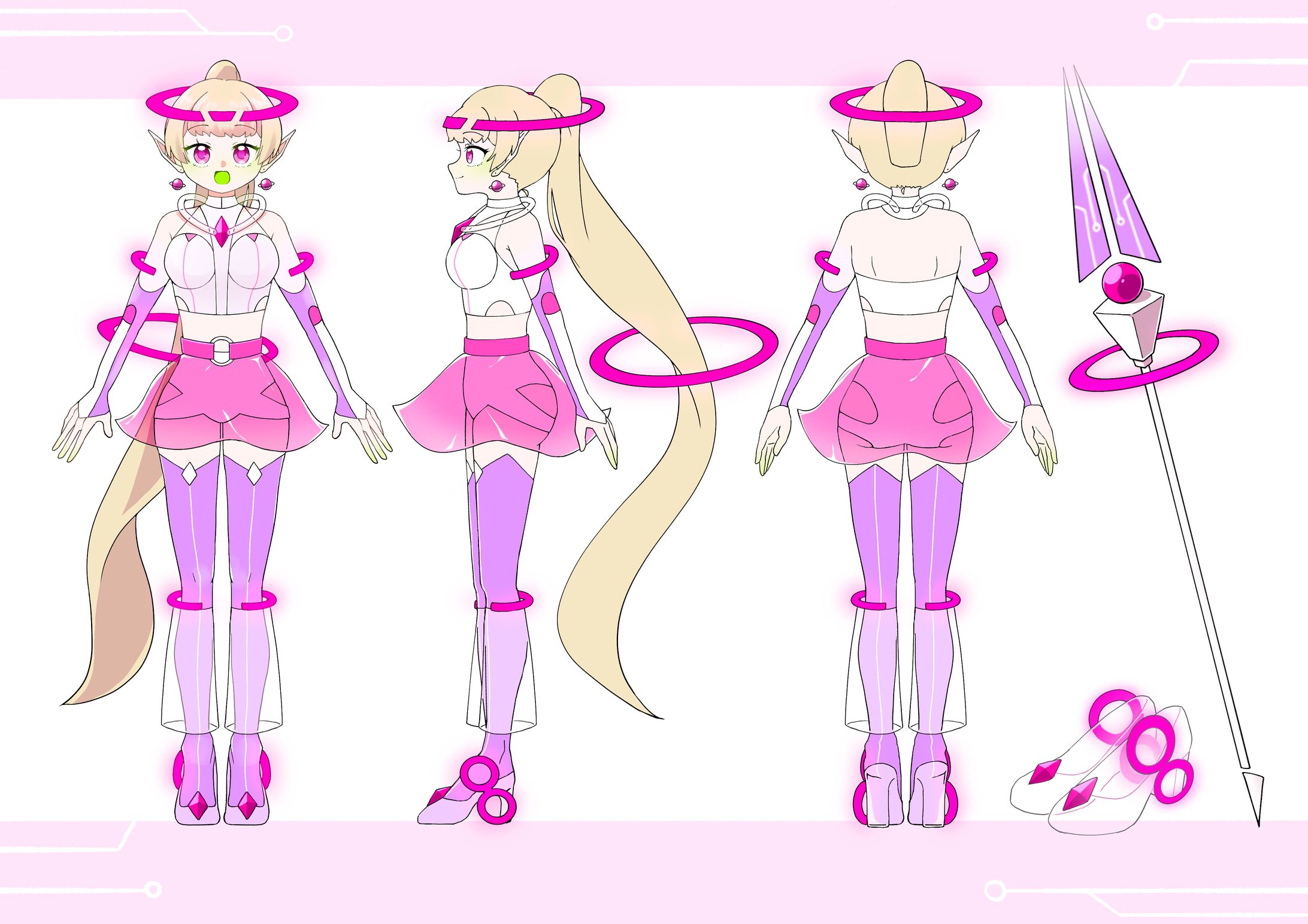 「宇宙の戦士」キャラクターデザイン-1