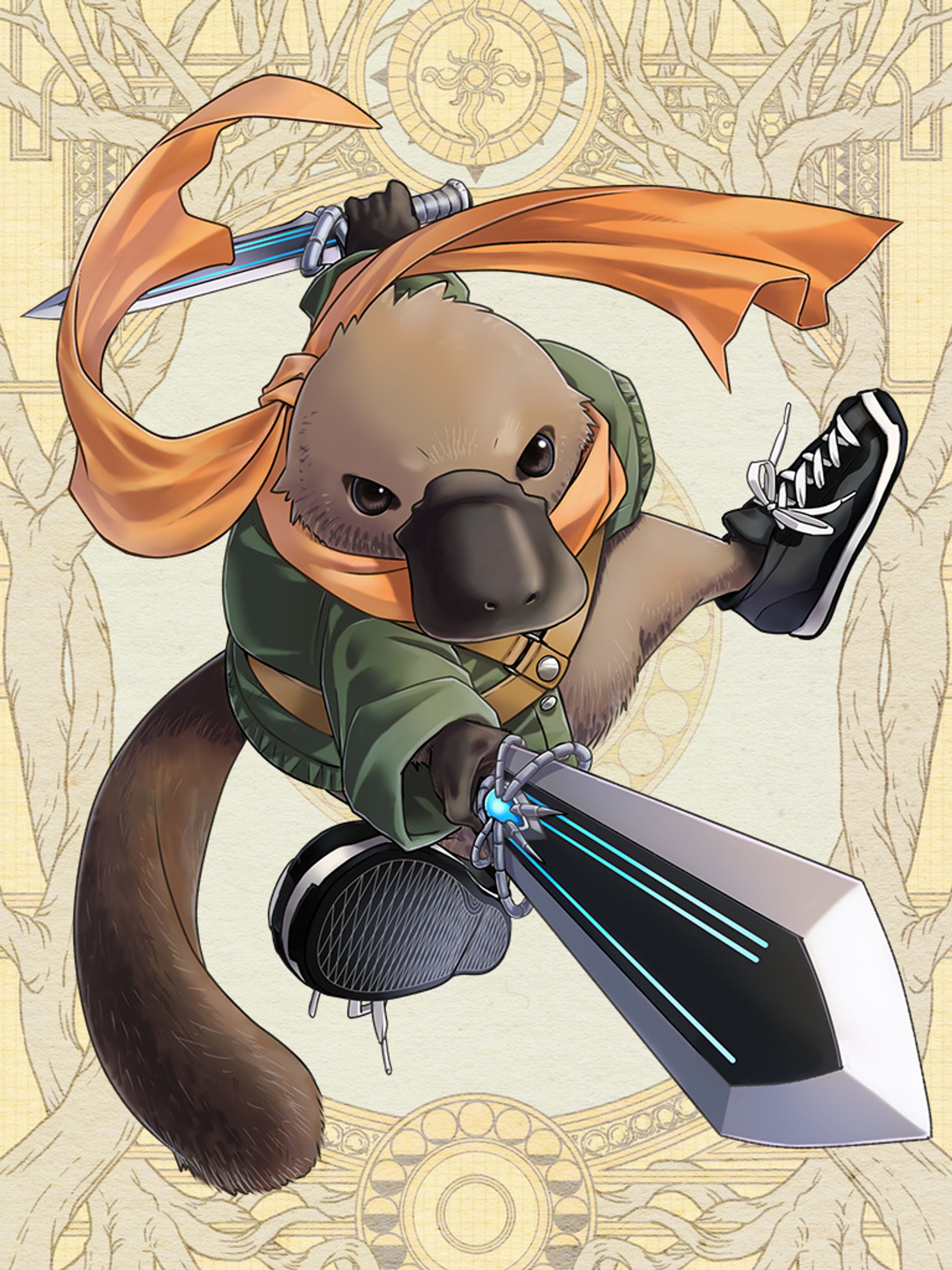 仕事絵（獣人／PBW）-1