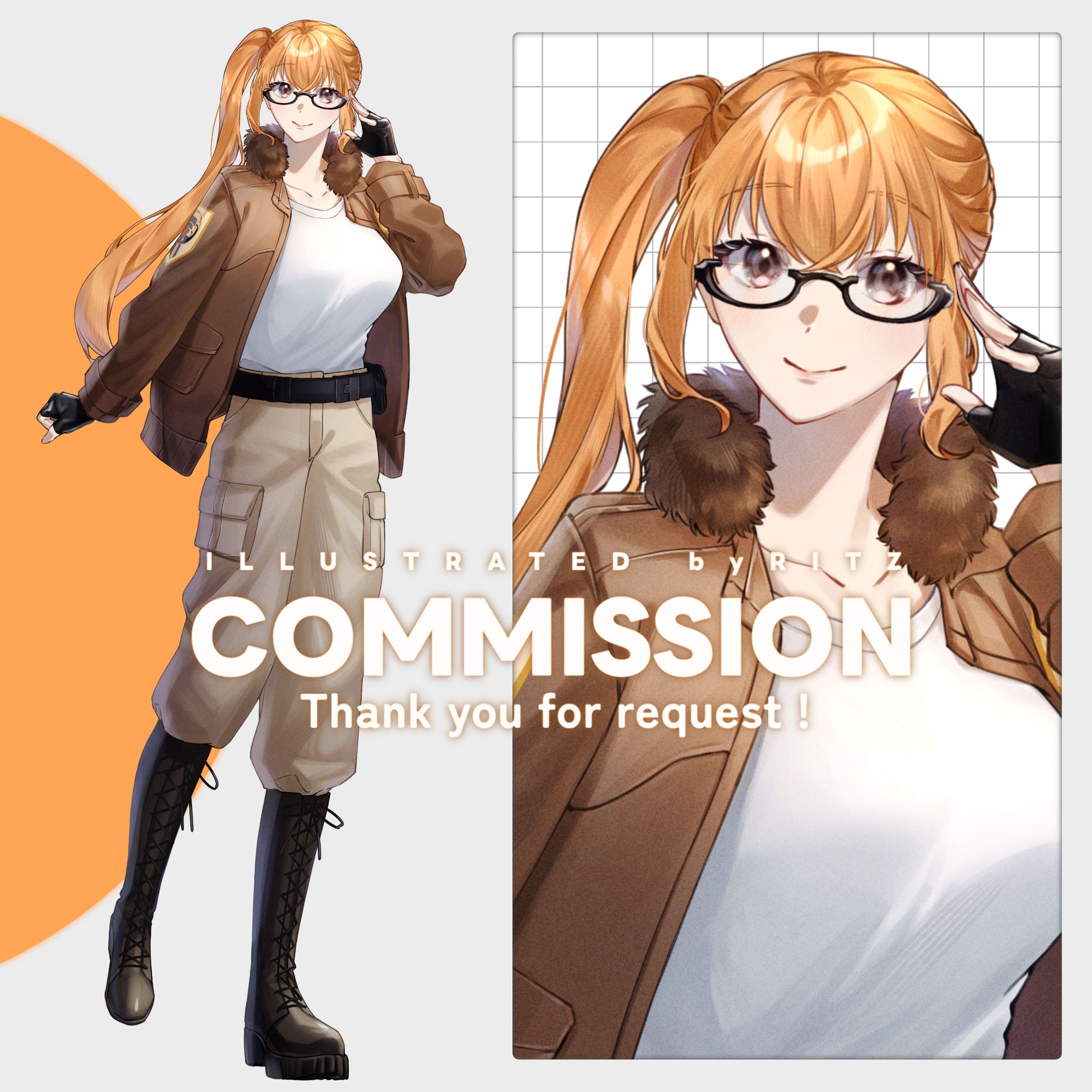 【ご依頼品】TRPG用 立ち絵制作 19-1