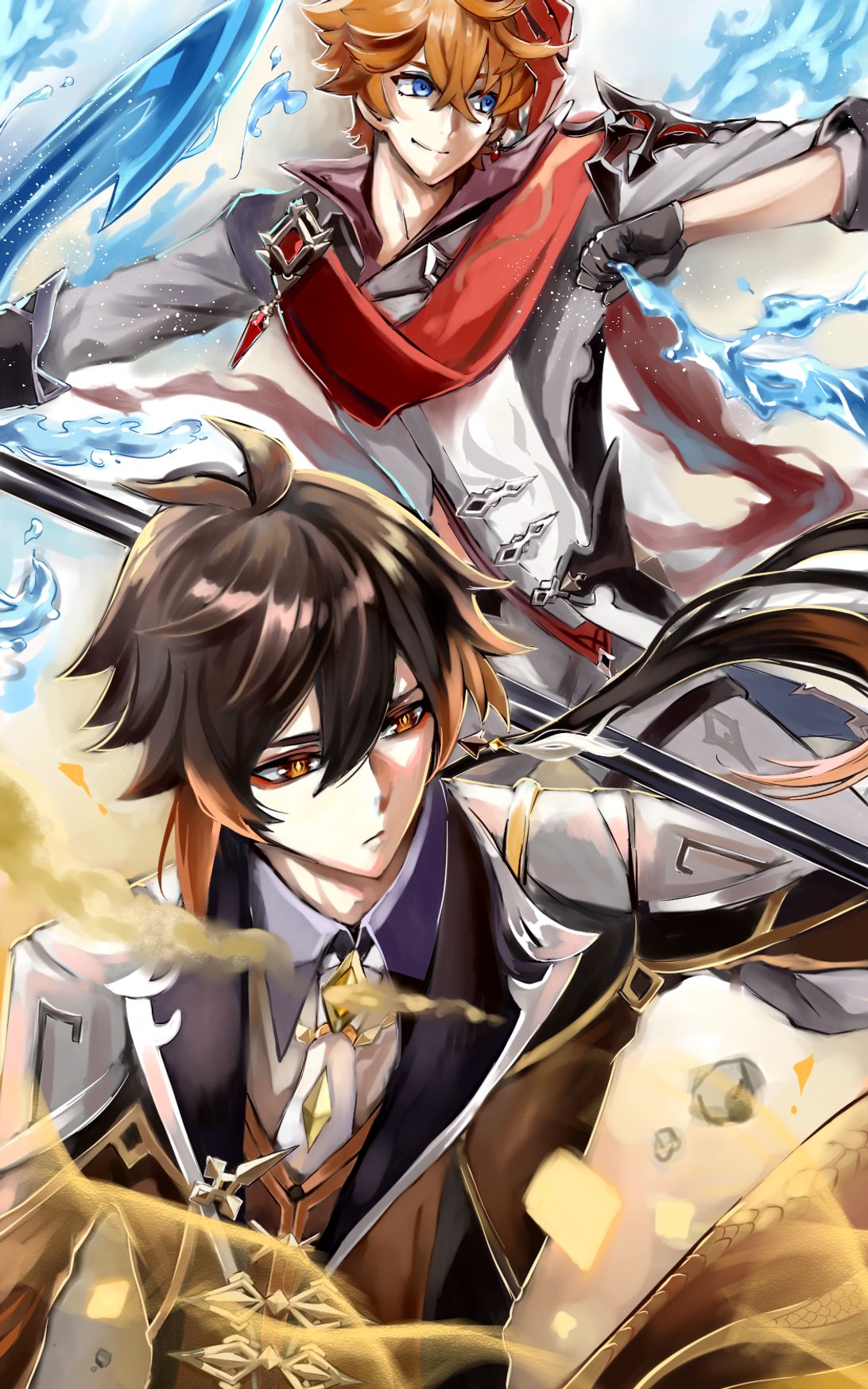 鍾離&タルタリヤ【原神】 鍾離&タルタリヤ【原神】