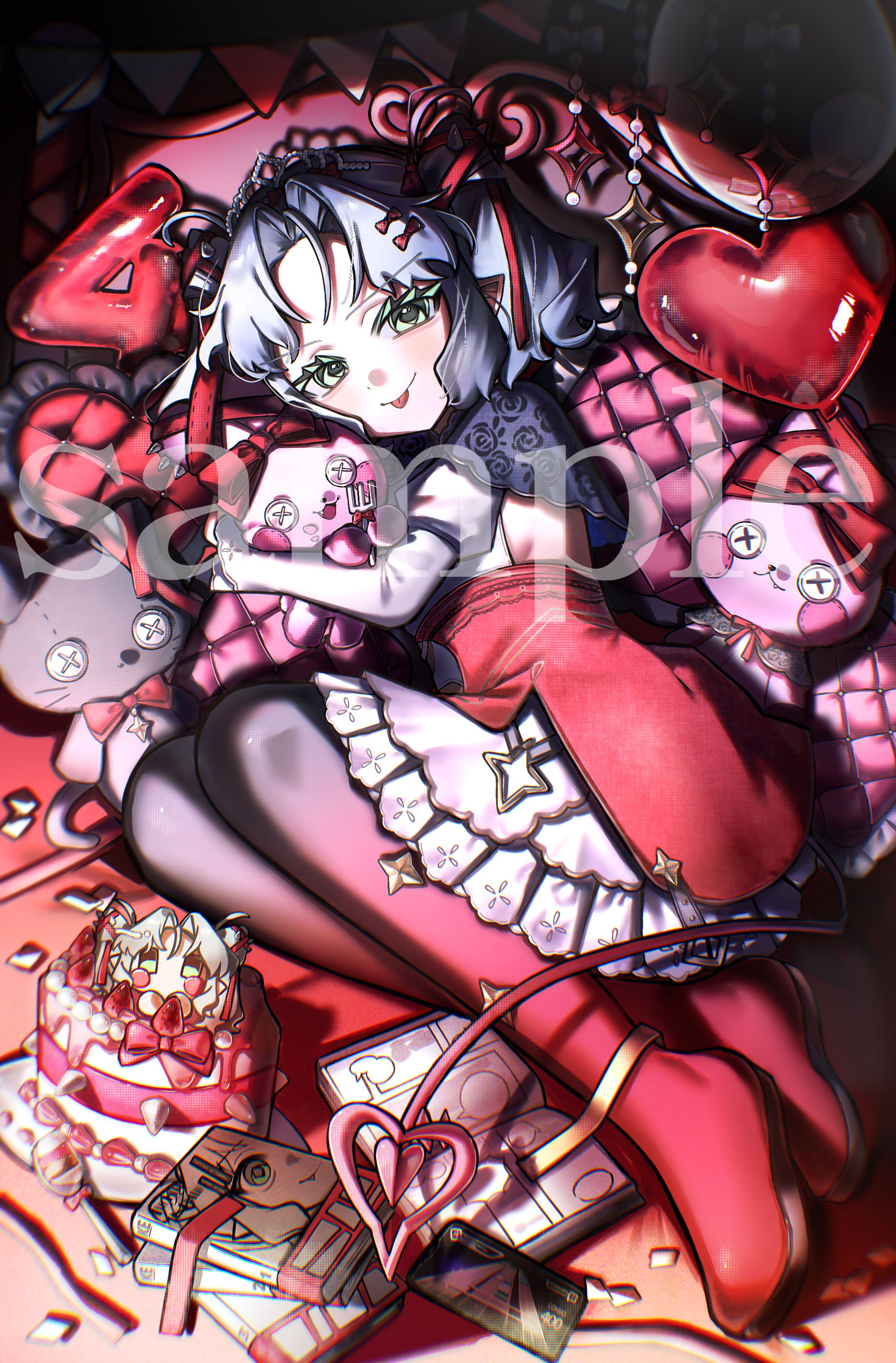 一枚絵　イラスト制作-1