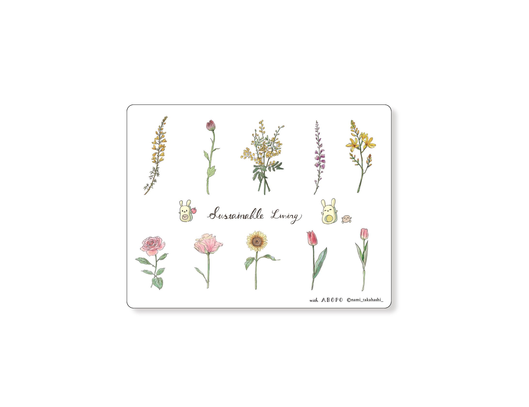 floral tattoo sticker-1