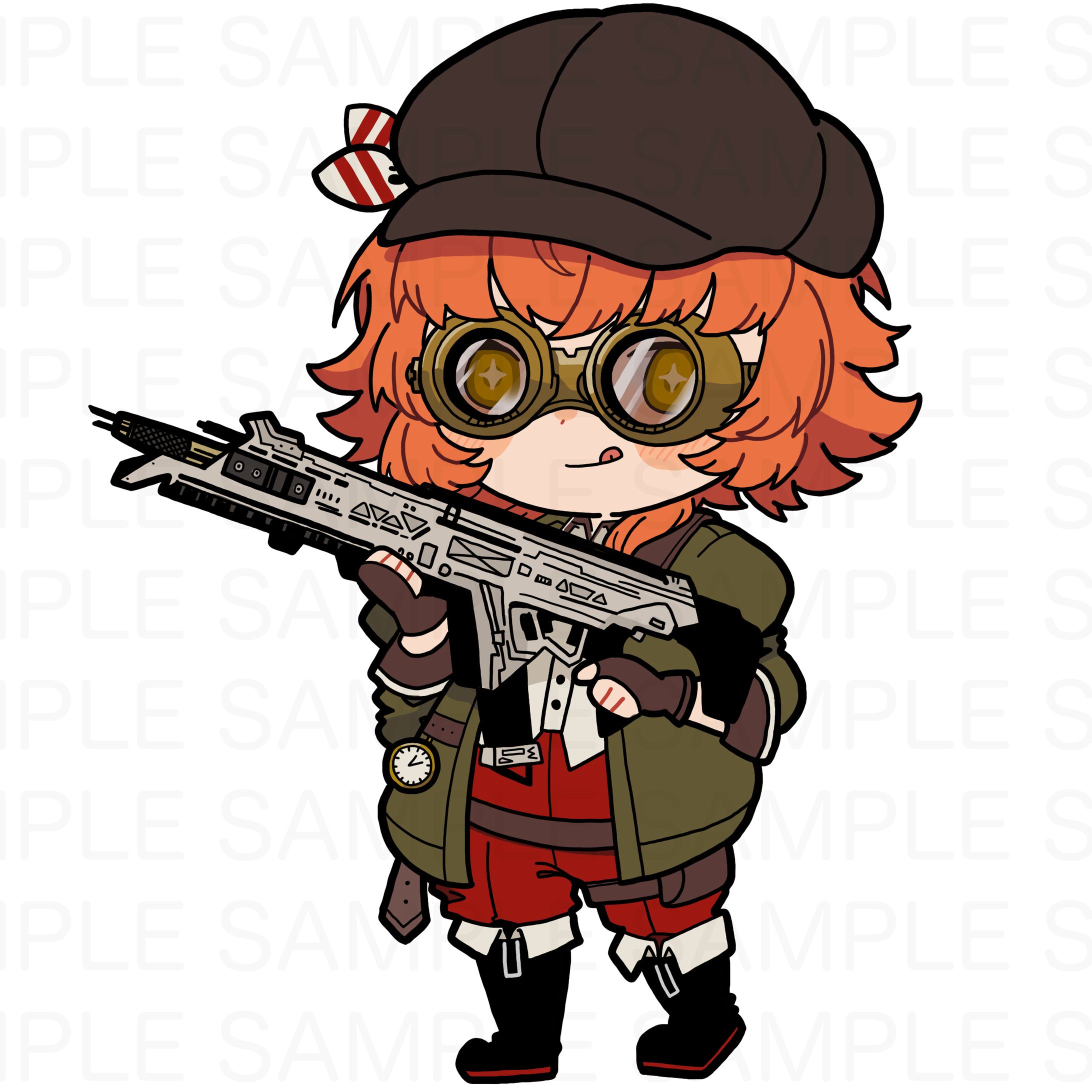 えびぃの様_ゲーム配信用SDイラスト-1