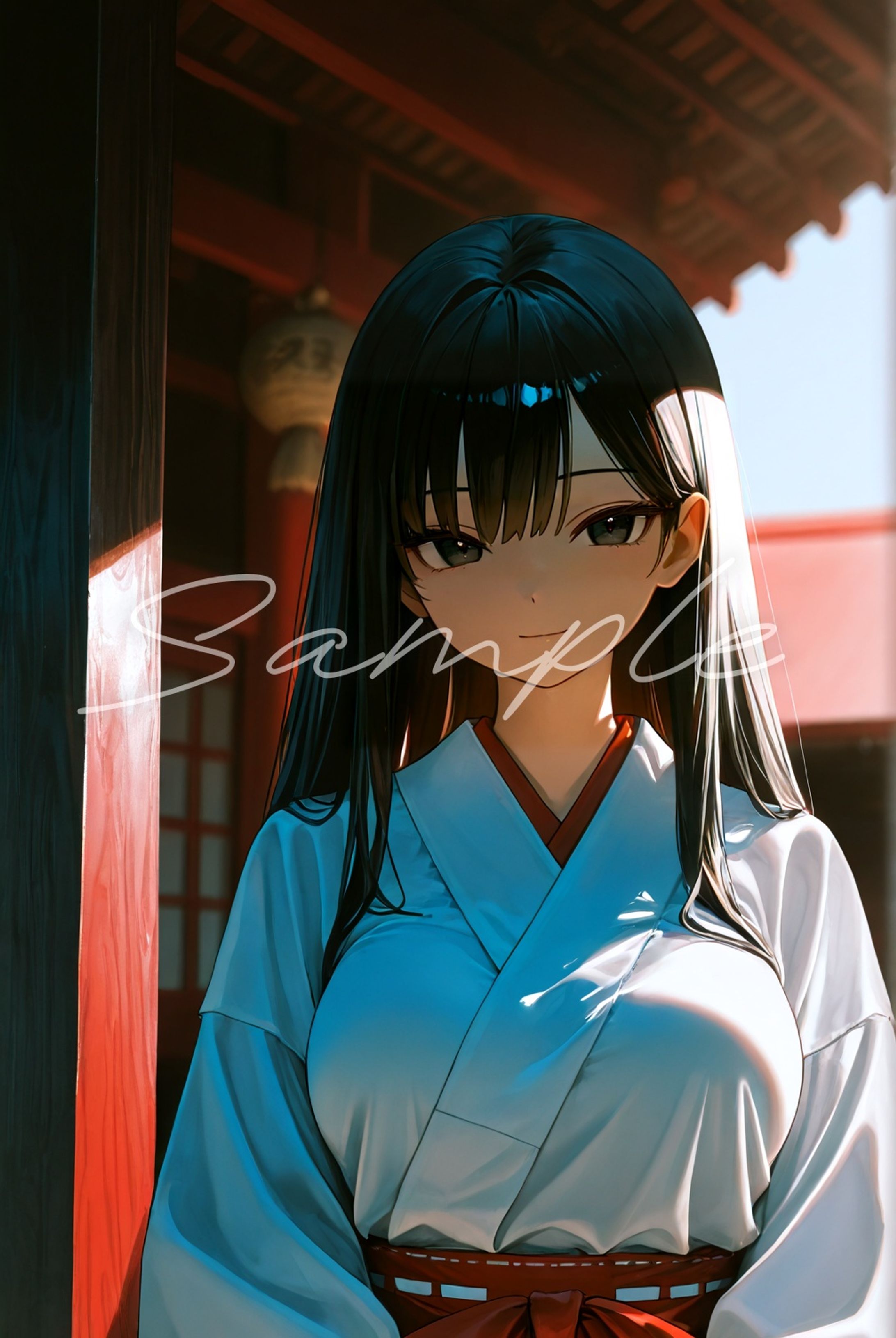 巫女さん-1