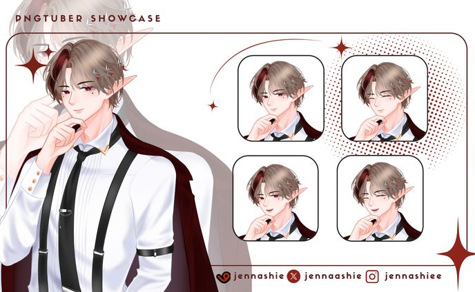 PNGtuber model for @AnzaiTakt