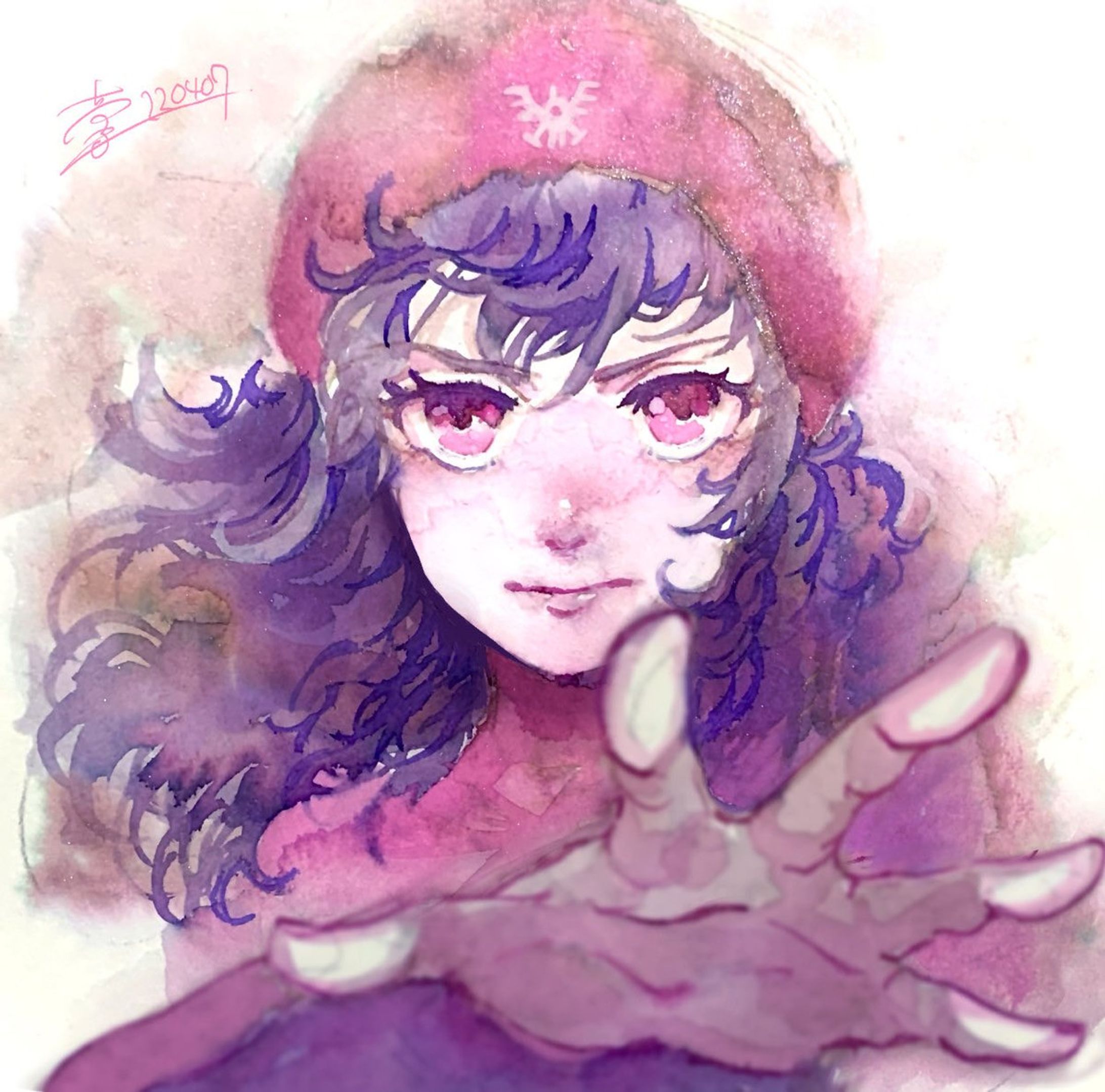 アナログイラスト(カラーインク)-1