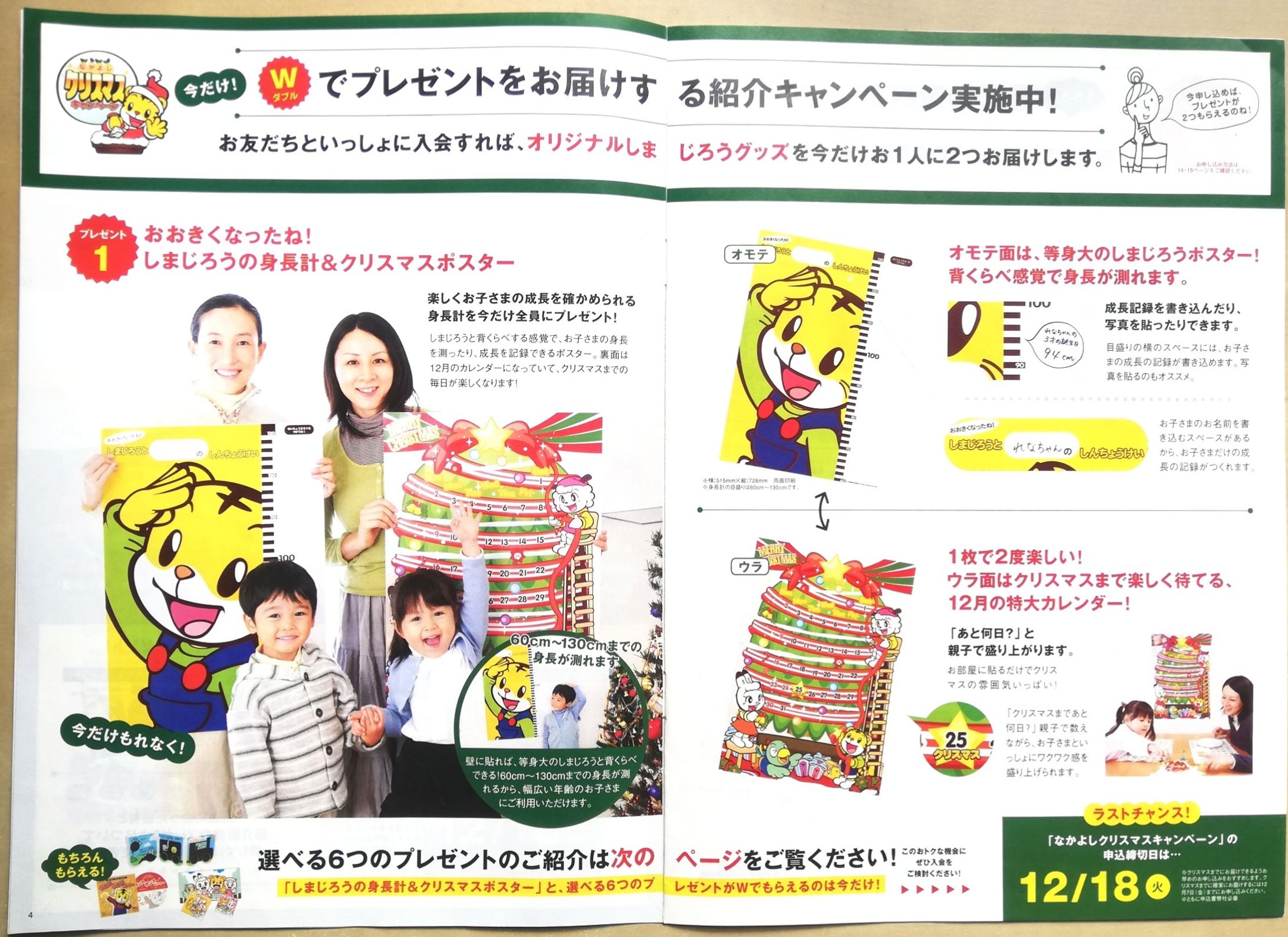 幼児向け通信教育　販促冊子-1