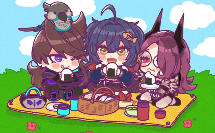 食べ物＆デフォルメ